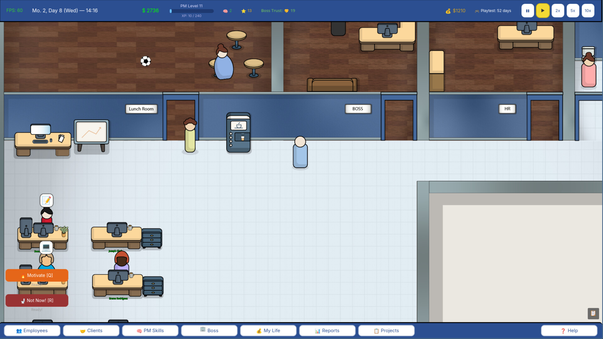 Project manager SIM screenshot 1