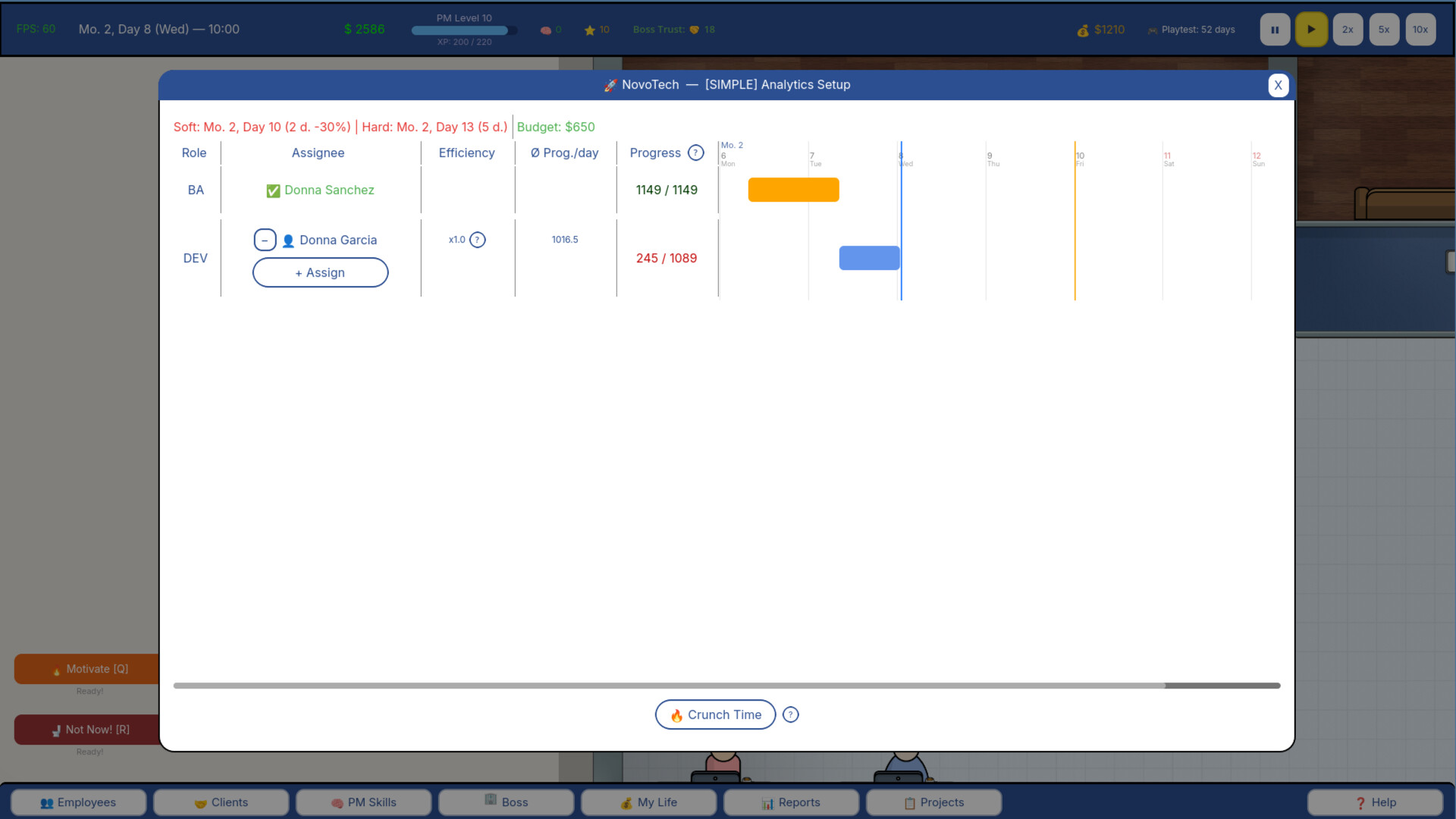 Project manager SIM screenshot 6