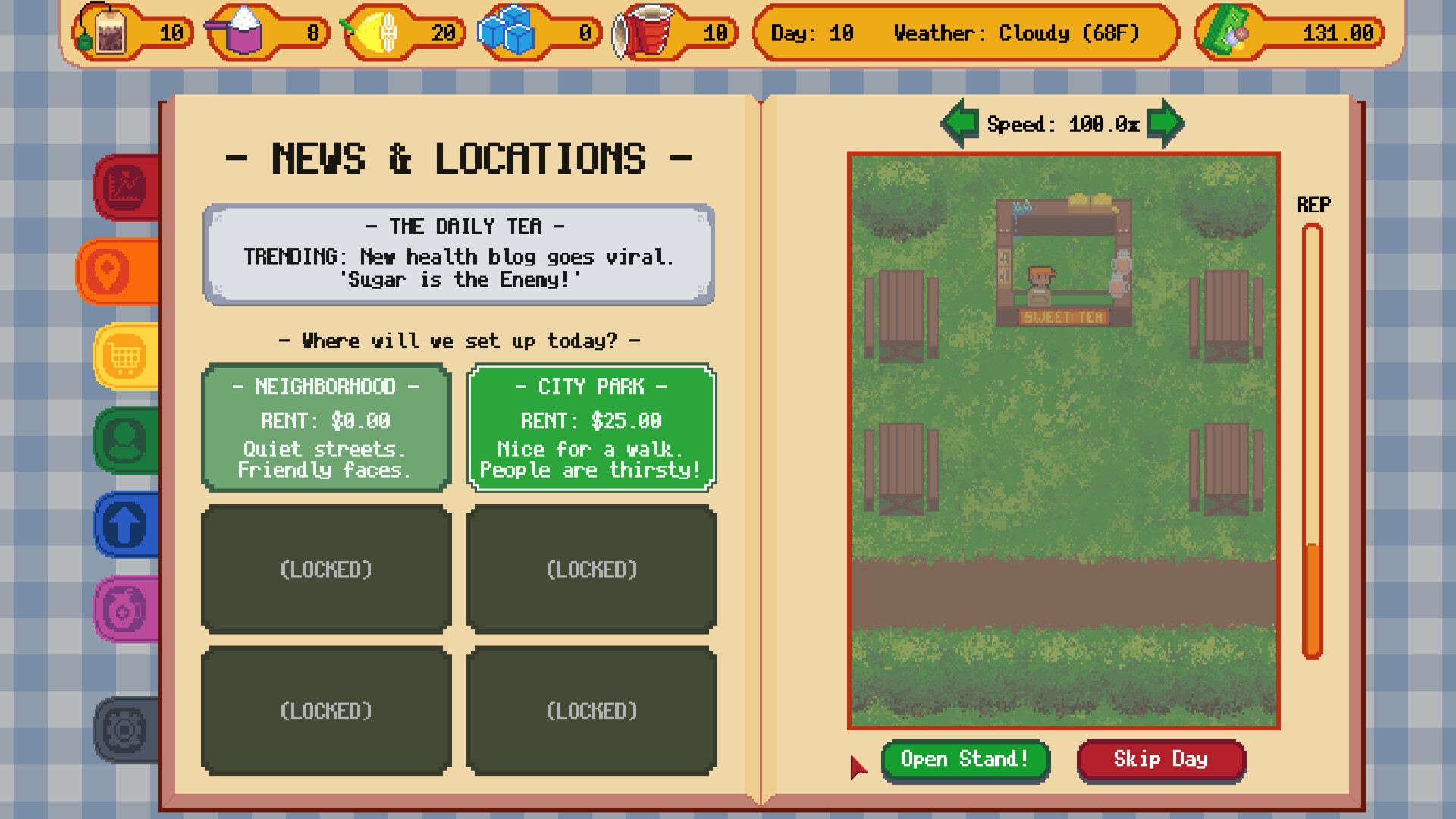 Sweet Tea Tycoon screenshot 3