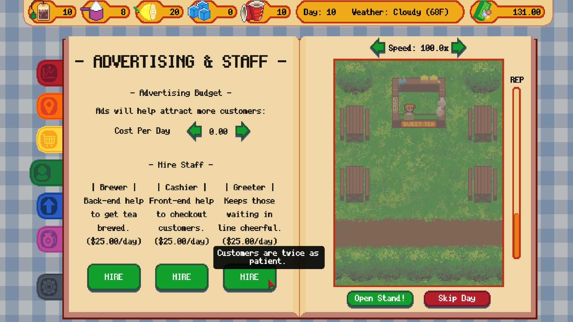 Sweet Tea Tycoon screenshot 4