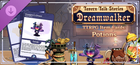 Tavern Talk Stories: Dreamwalker - TTRPG Item Cards: Potions