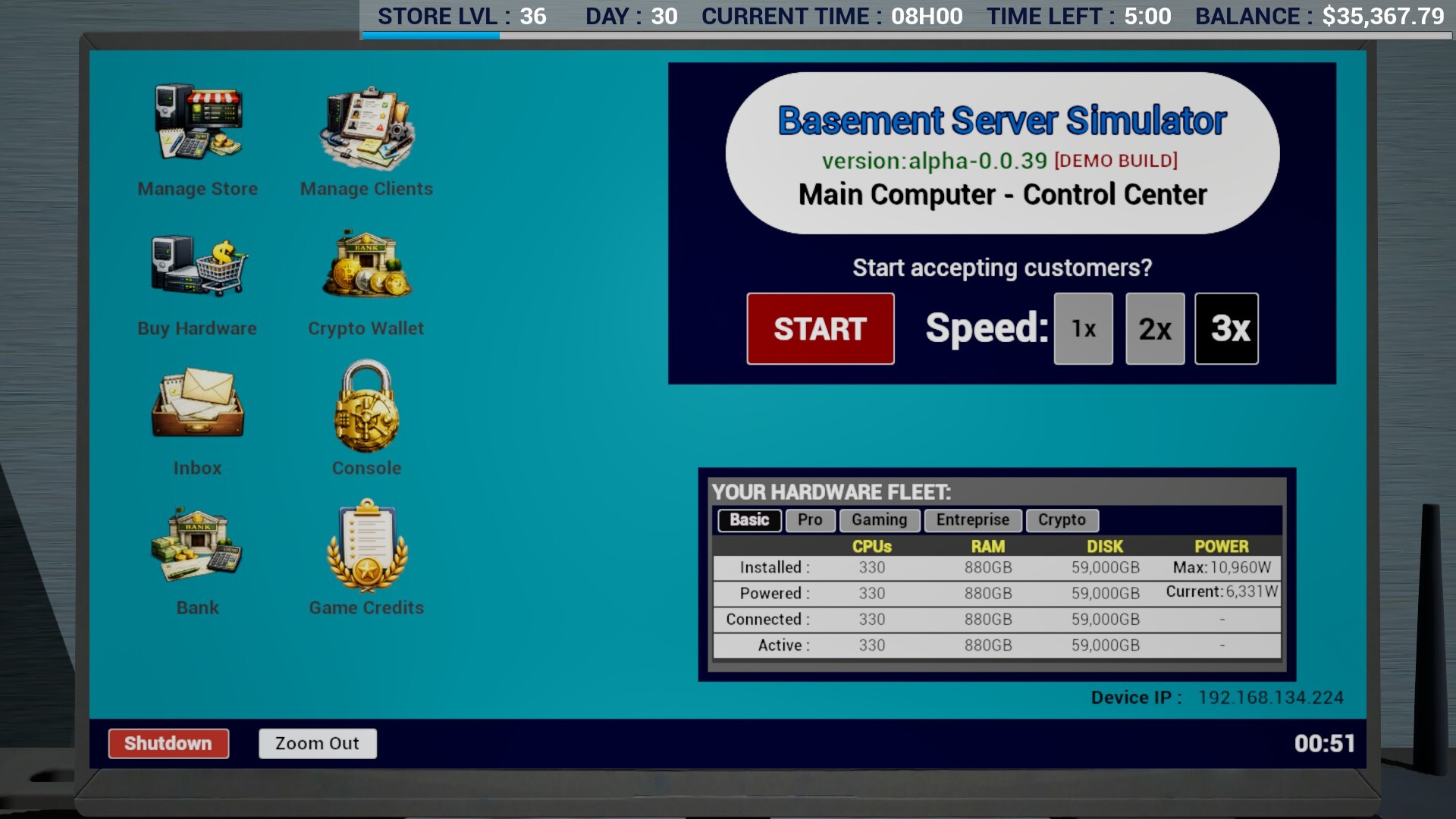 Basement Server Simulator screenshot 9