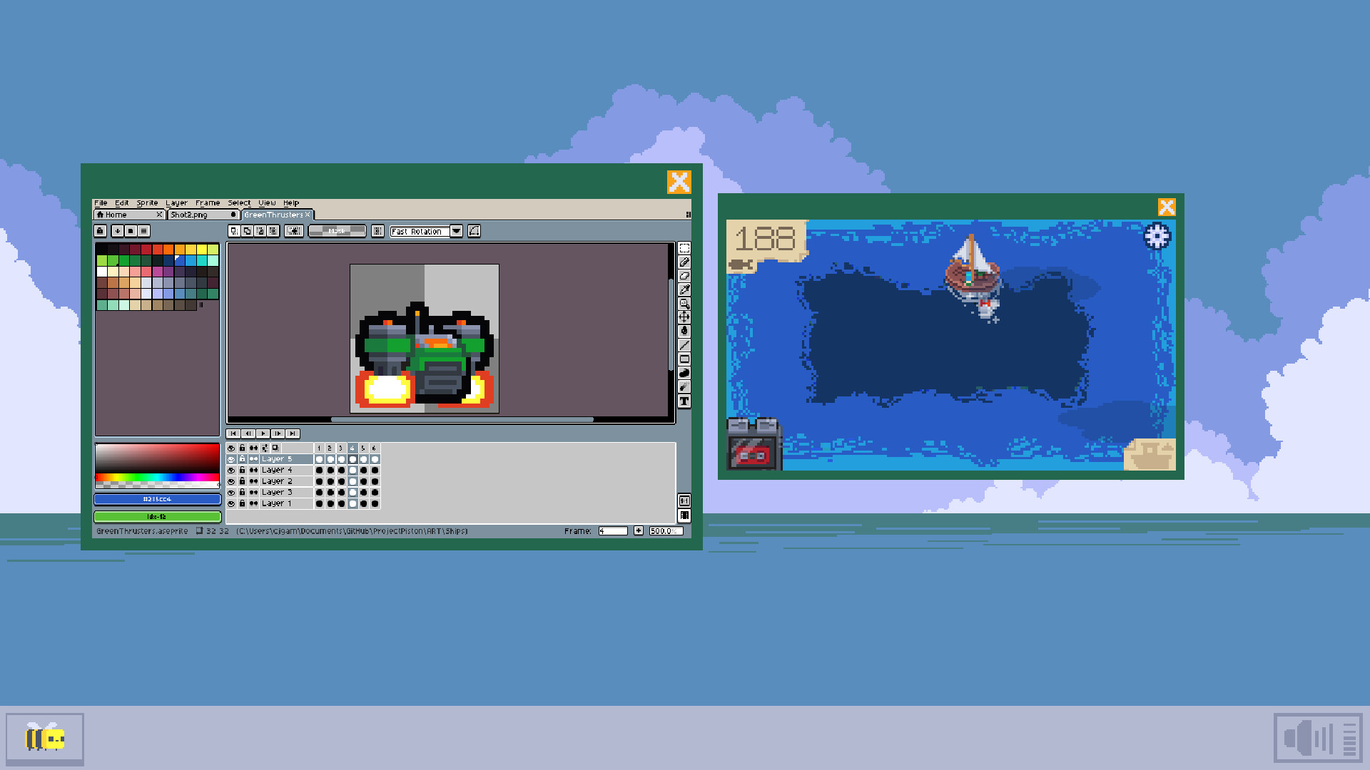 Boat on Desk screenshot 2