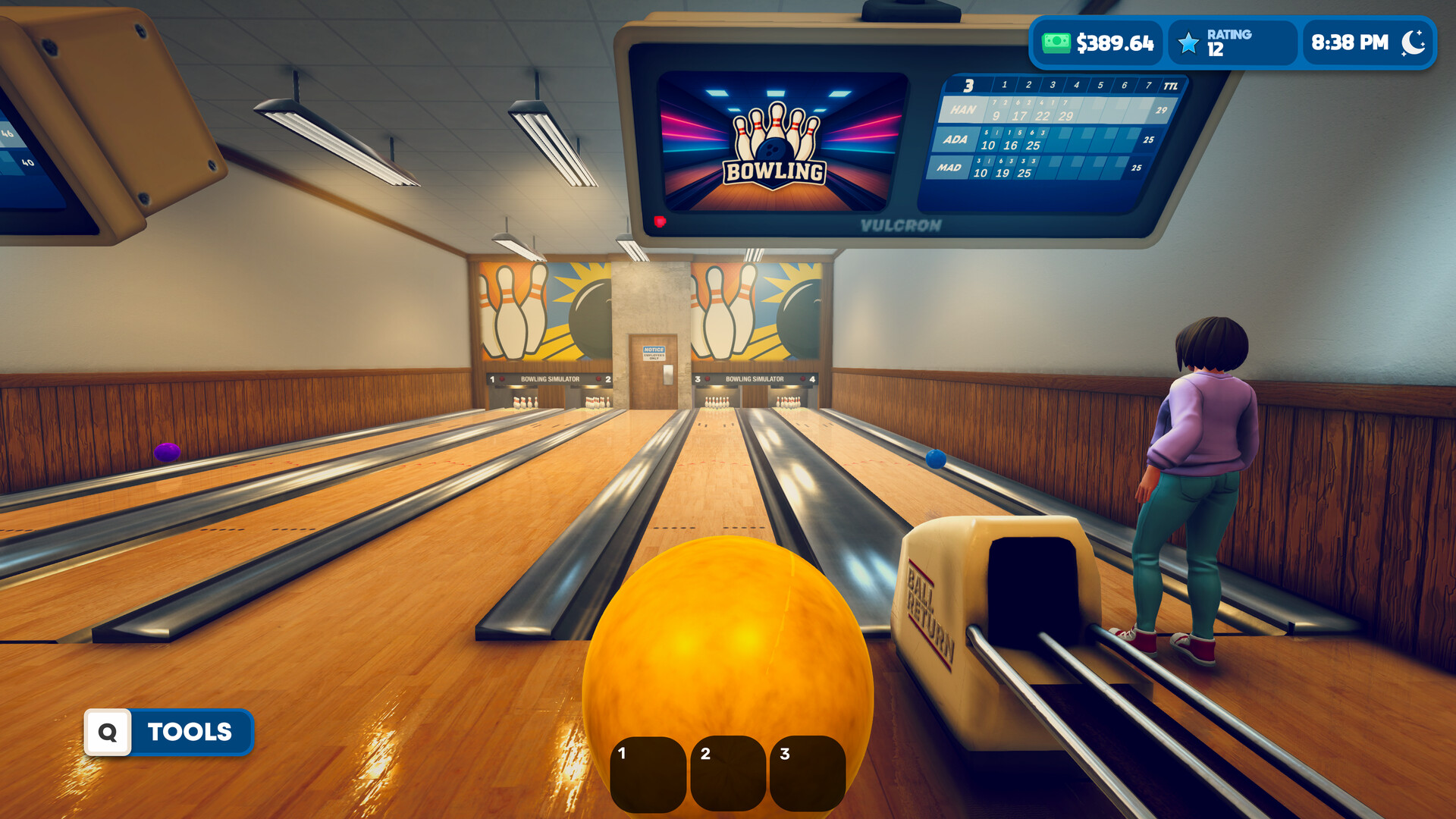 《Bowling Alley Simulator》7月14日Steam发售 经营专属保龄球馆