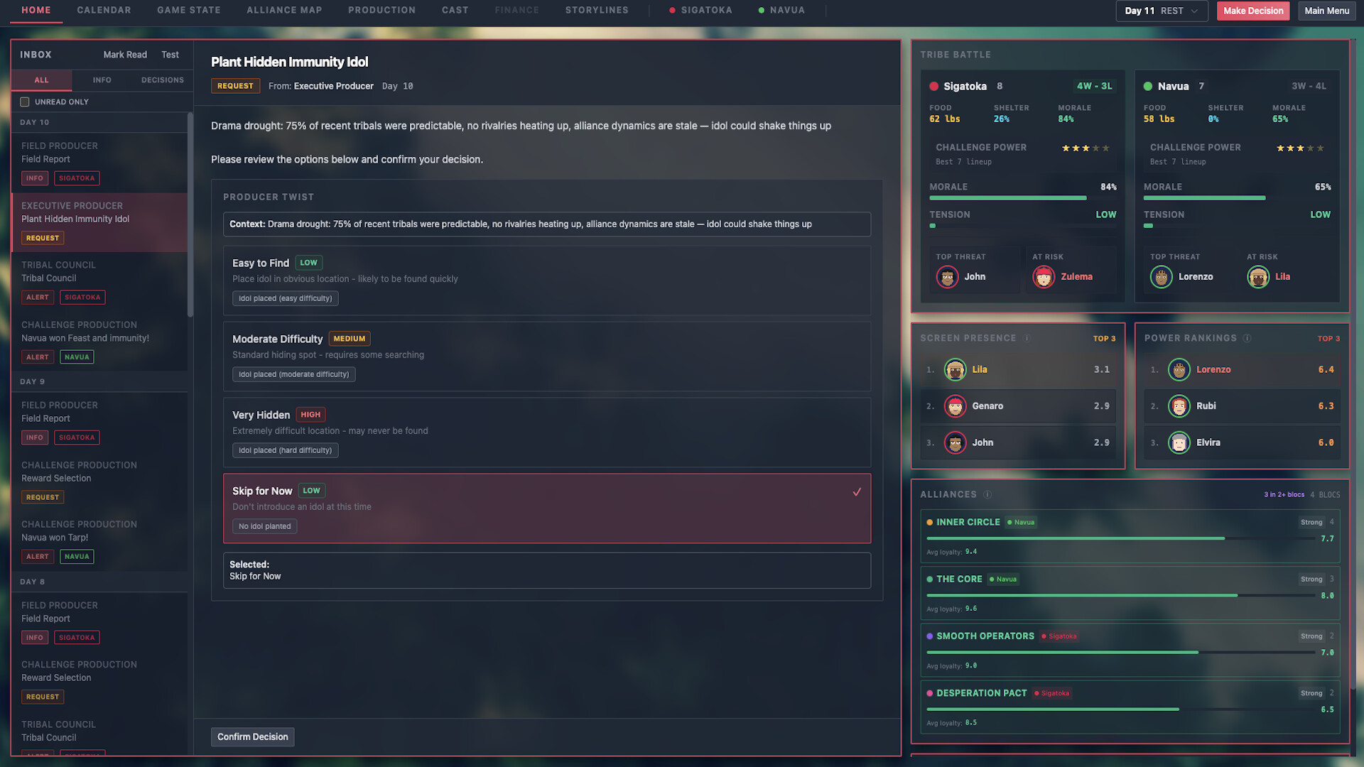 Confessional: Reality TV Manager screenshot 1
