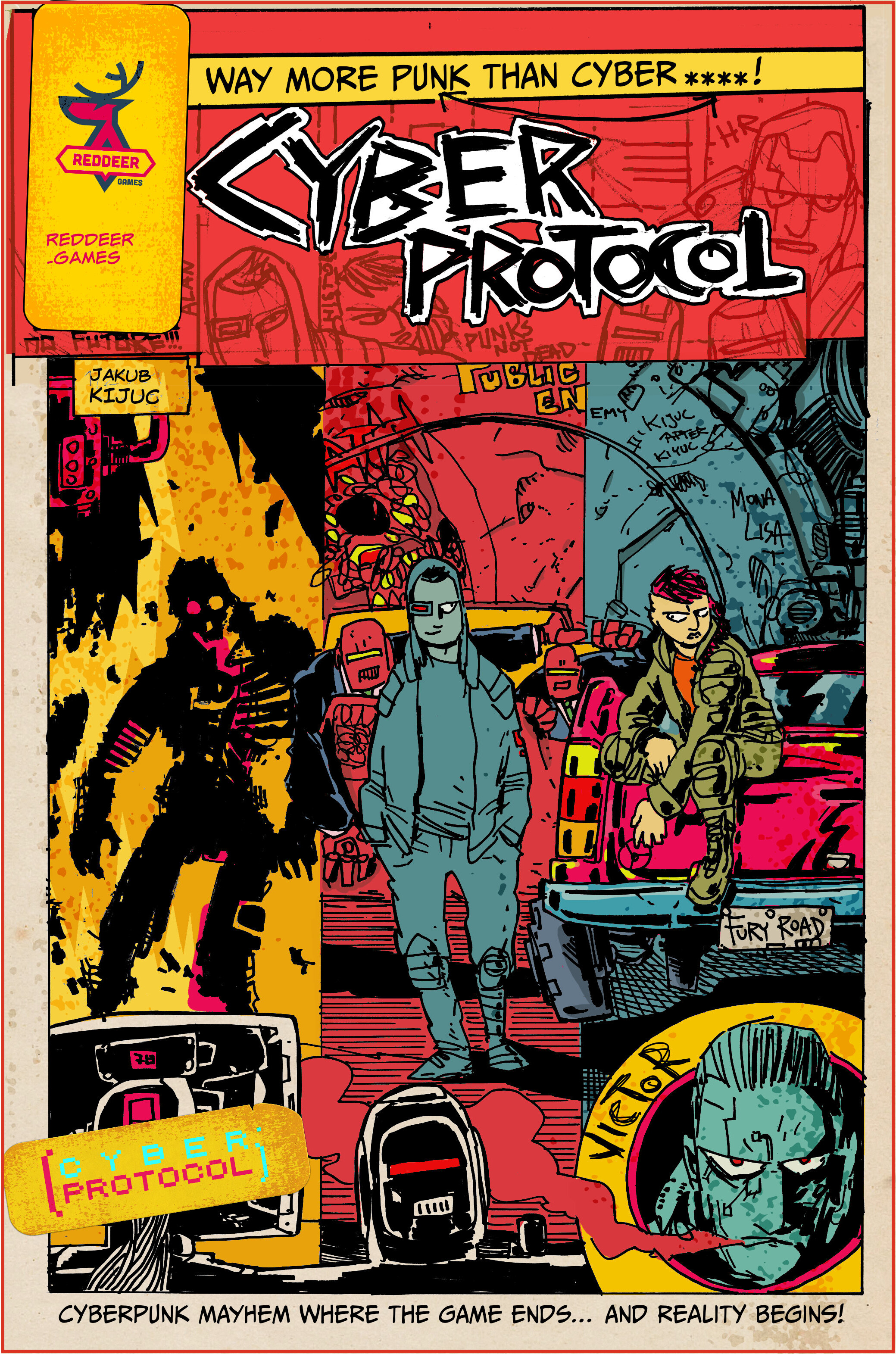 Cyber Protocol - Comic Book screenshot 1