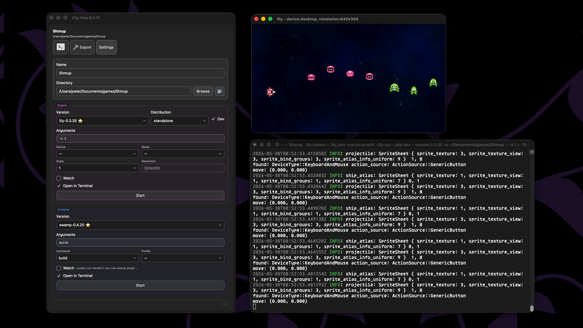 Lily2D screenshot 1
