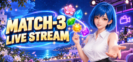 三消直播间 — Steam header