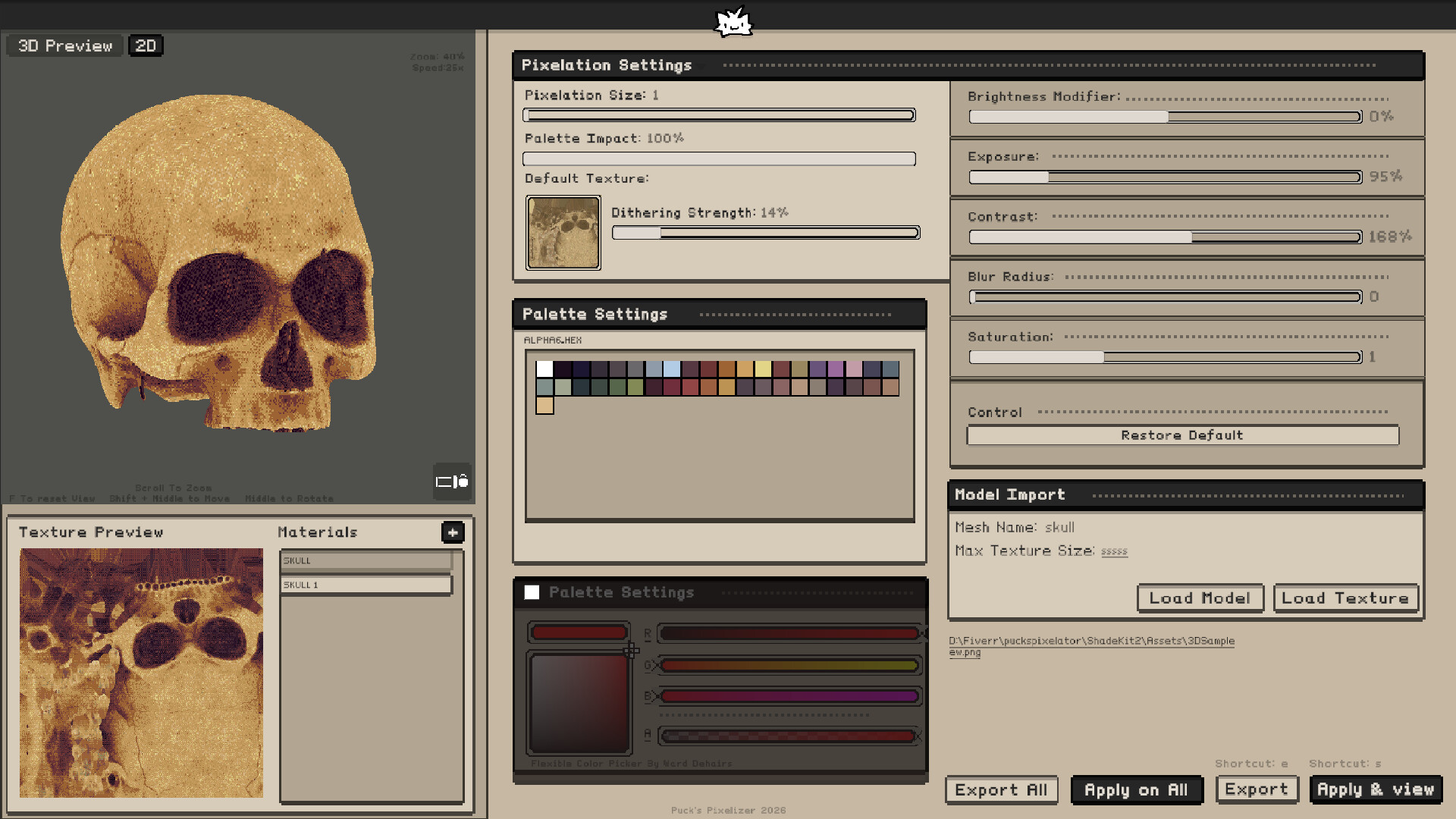Puck's Pixelizer screenshot 1