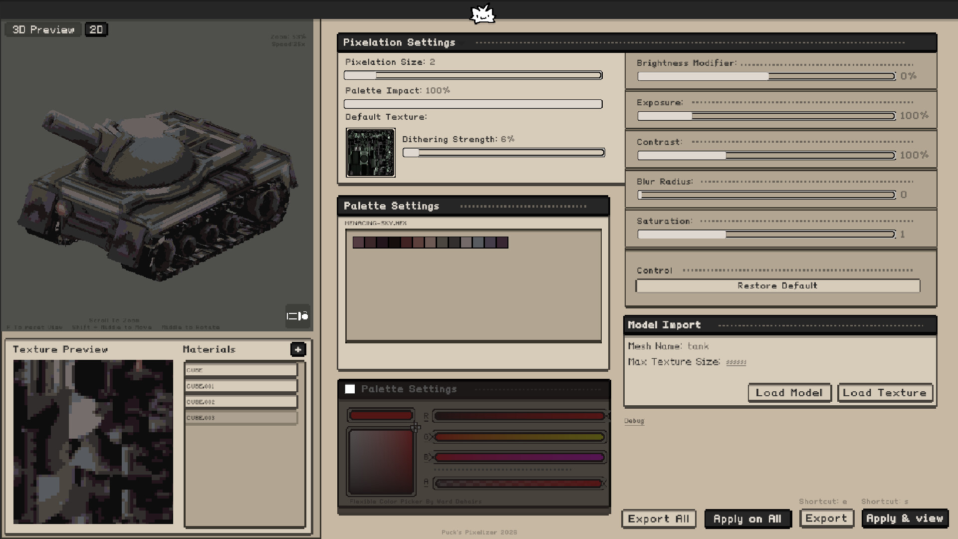Puck's Pixelizer screenshot 9