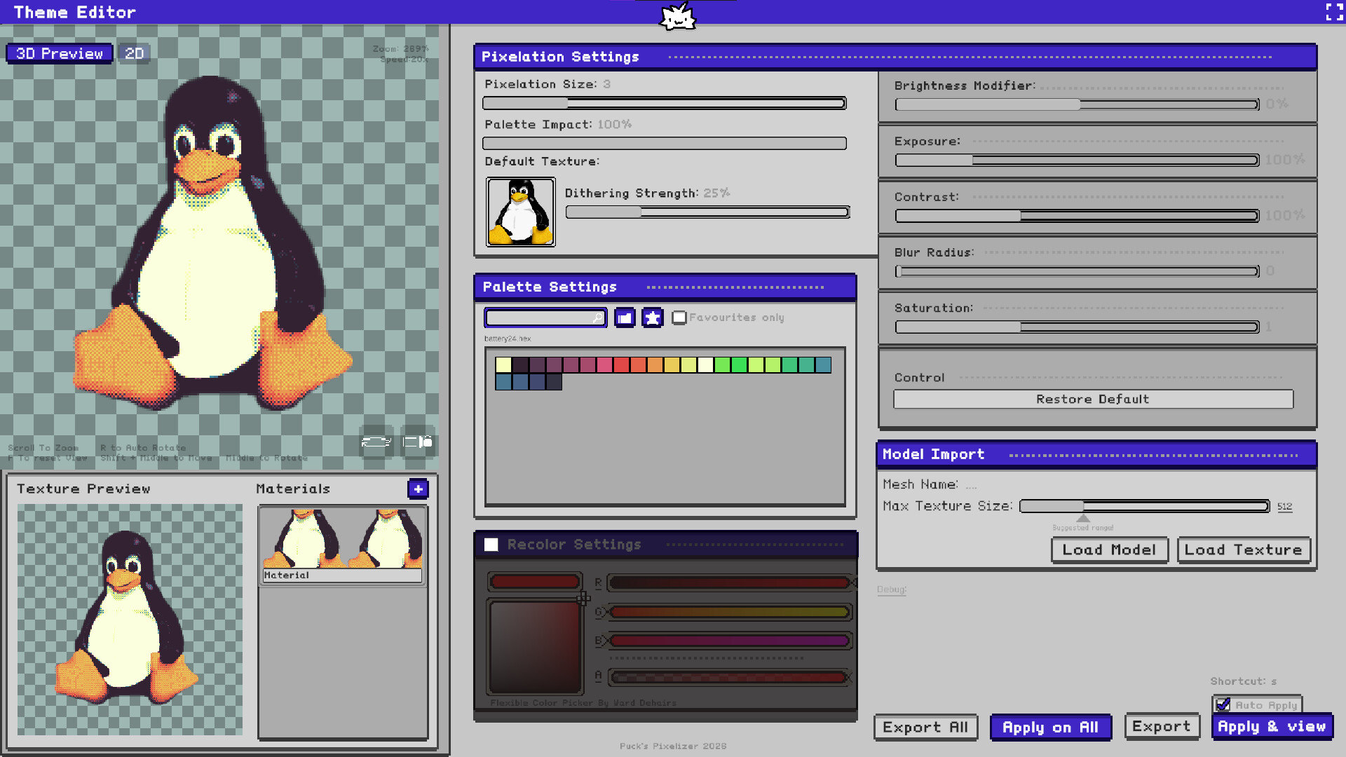 Puck's Pixelizer screenshot 5