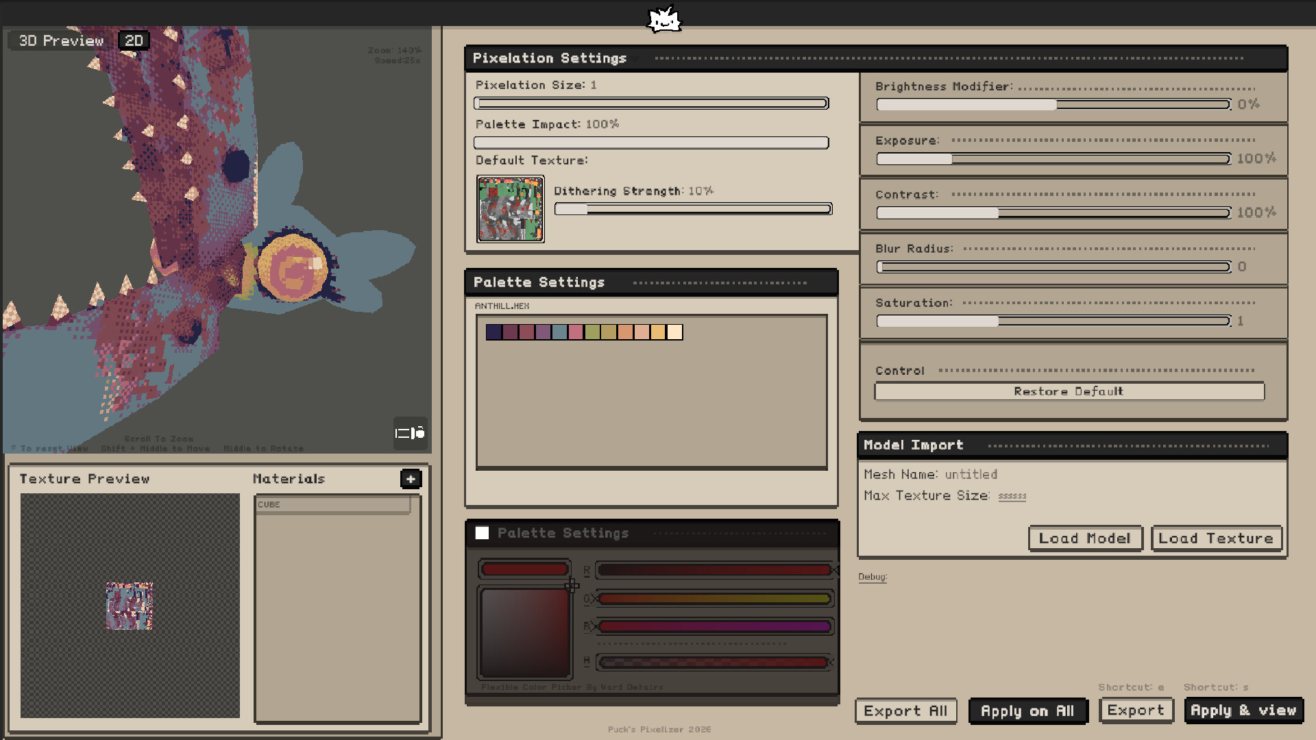 Puck's Pixelizer screenshot 10