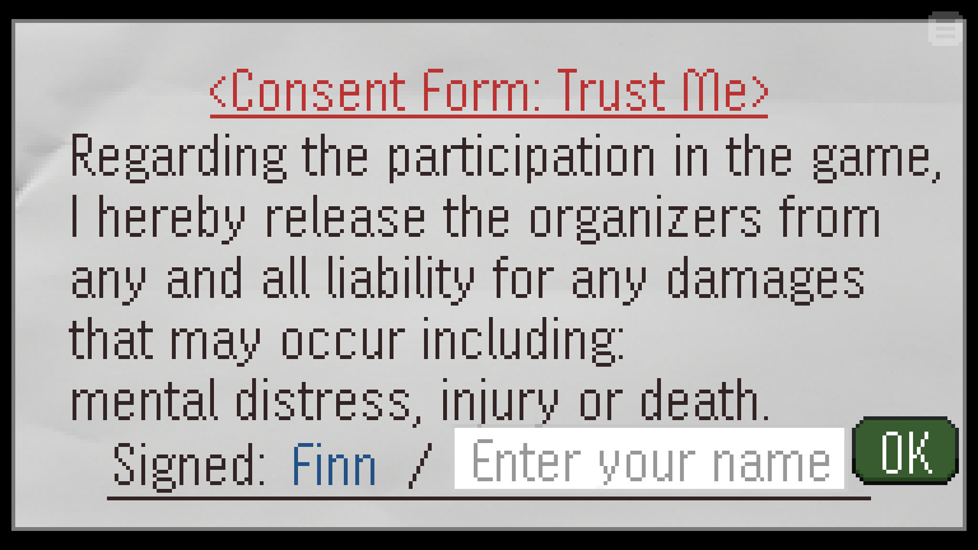 Forgive or Finalize screenshot 6