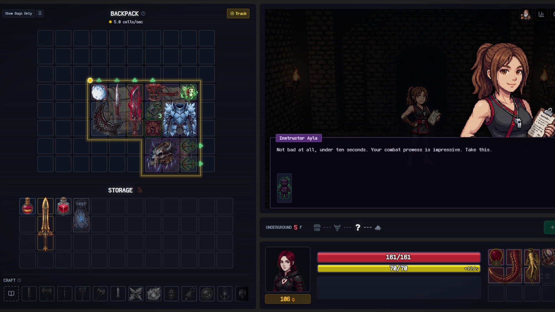 Backpack Dungeon gameplay screenshot 3