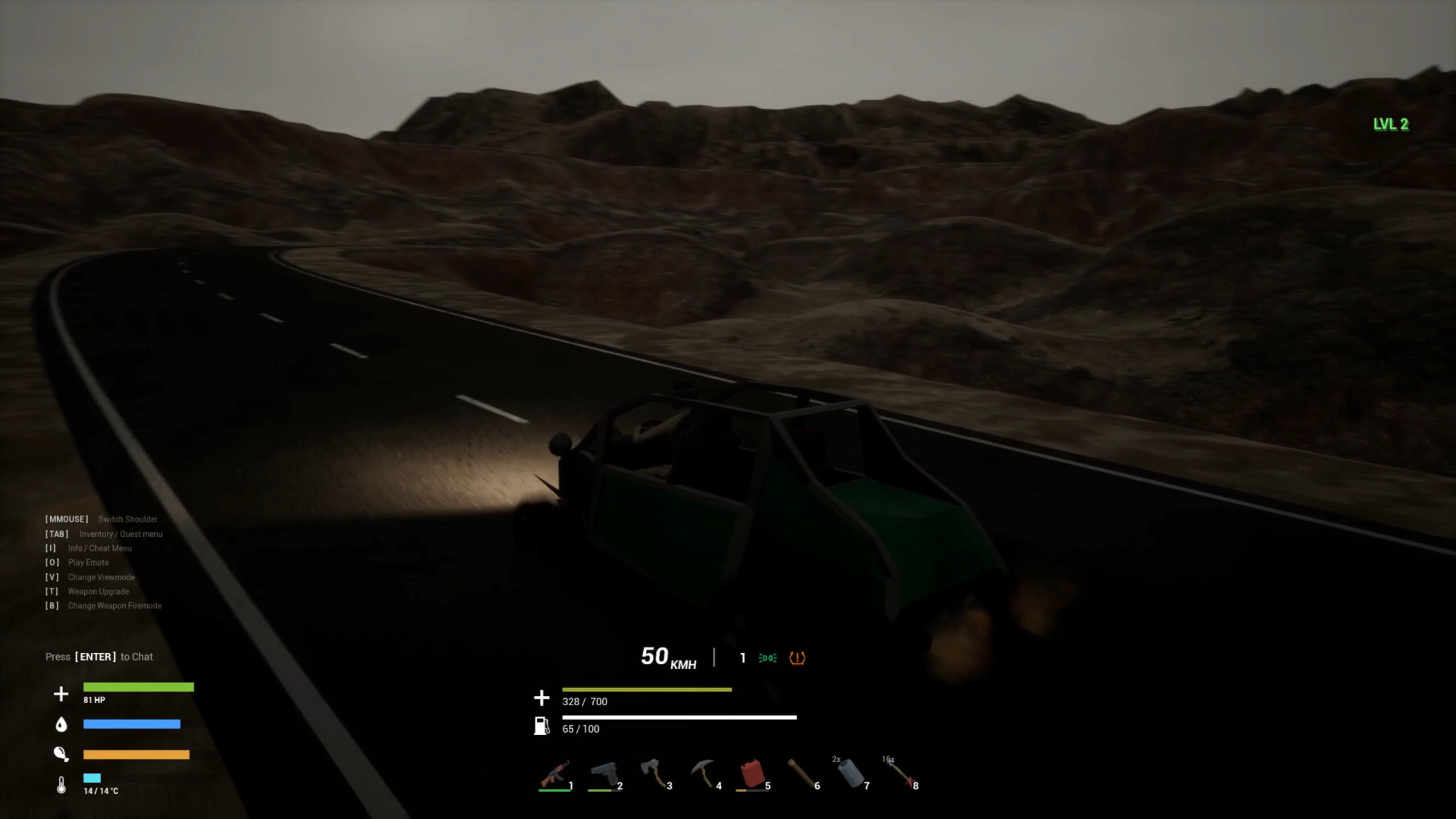 The Long Drive Badland screenshot 1