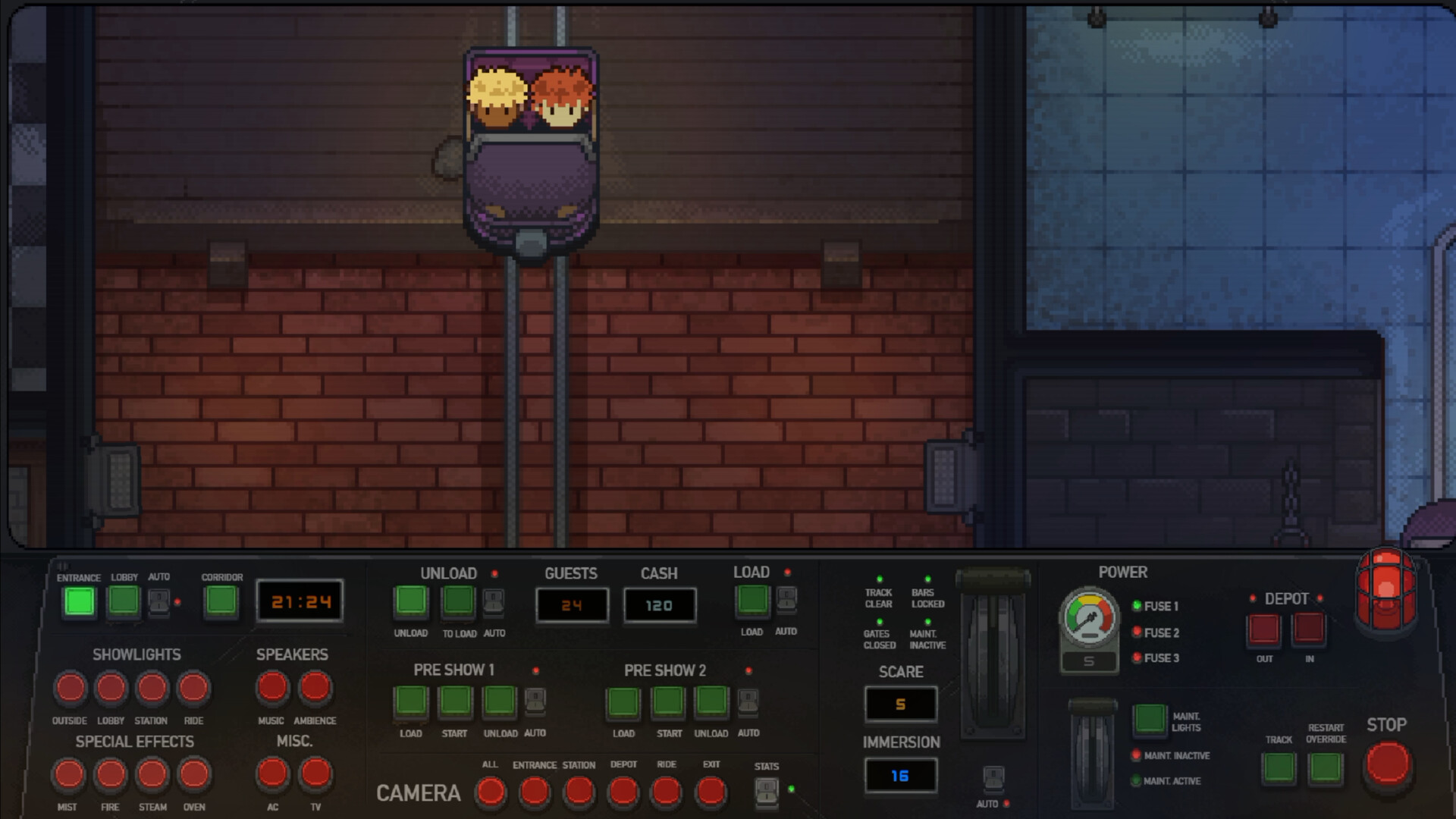 Scream Operator: Haunted House Manager screenshot 1