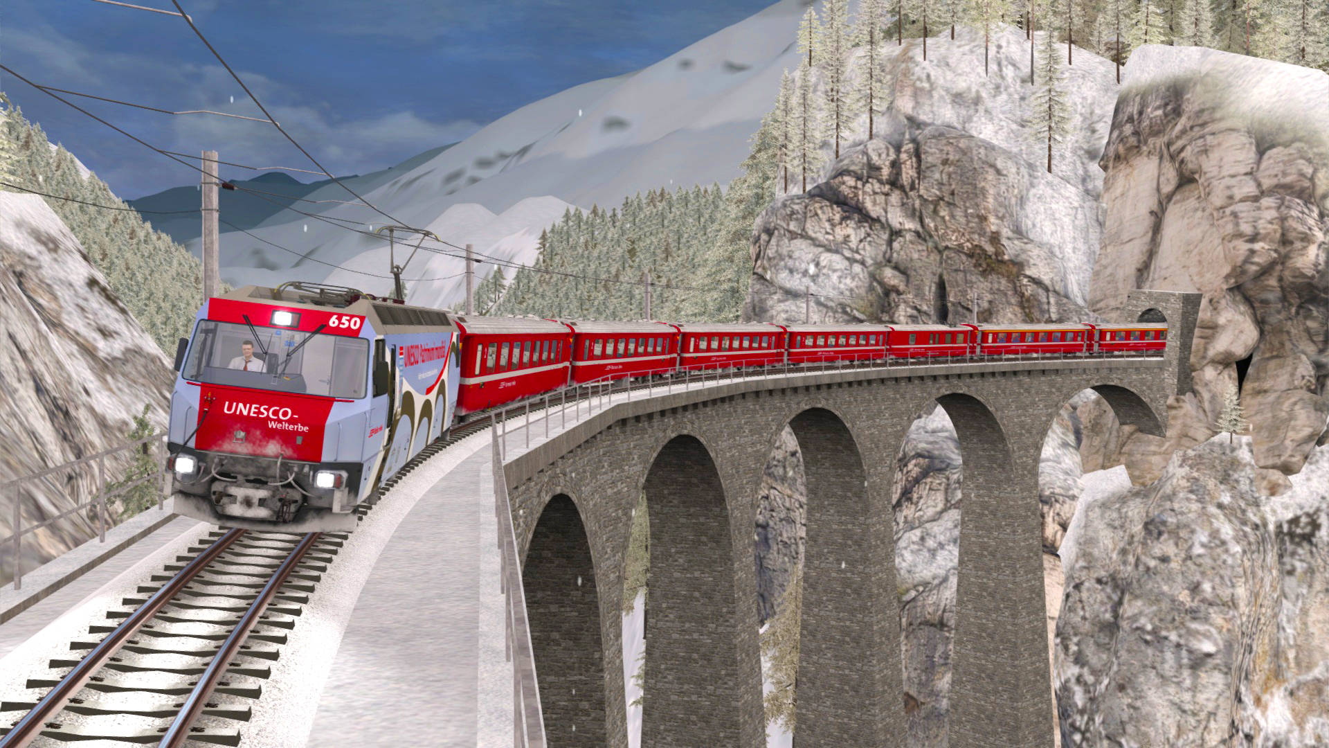 Train Simulator: RhB Enhancement Pack screenshot 8