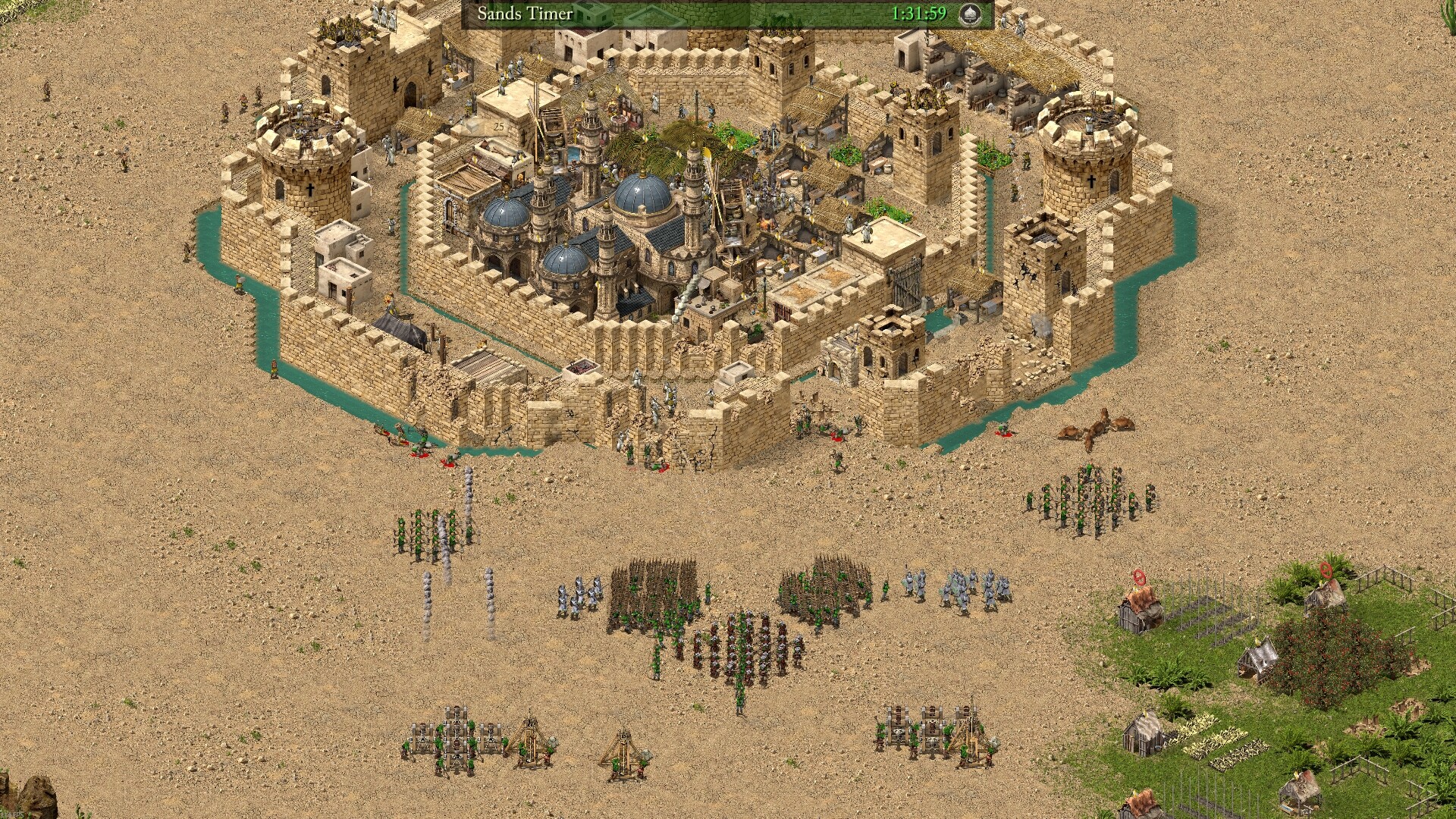 Stronghold Crusader Definitive Edition The Surgeon and Baibars gameplay screenshot 2