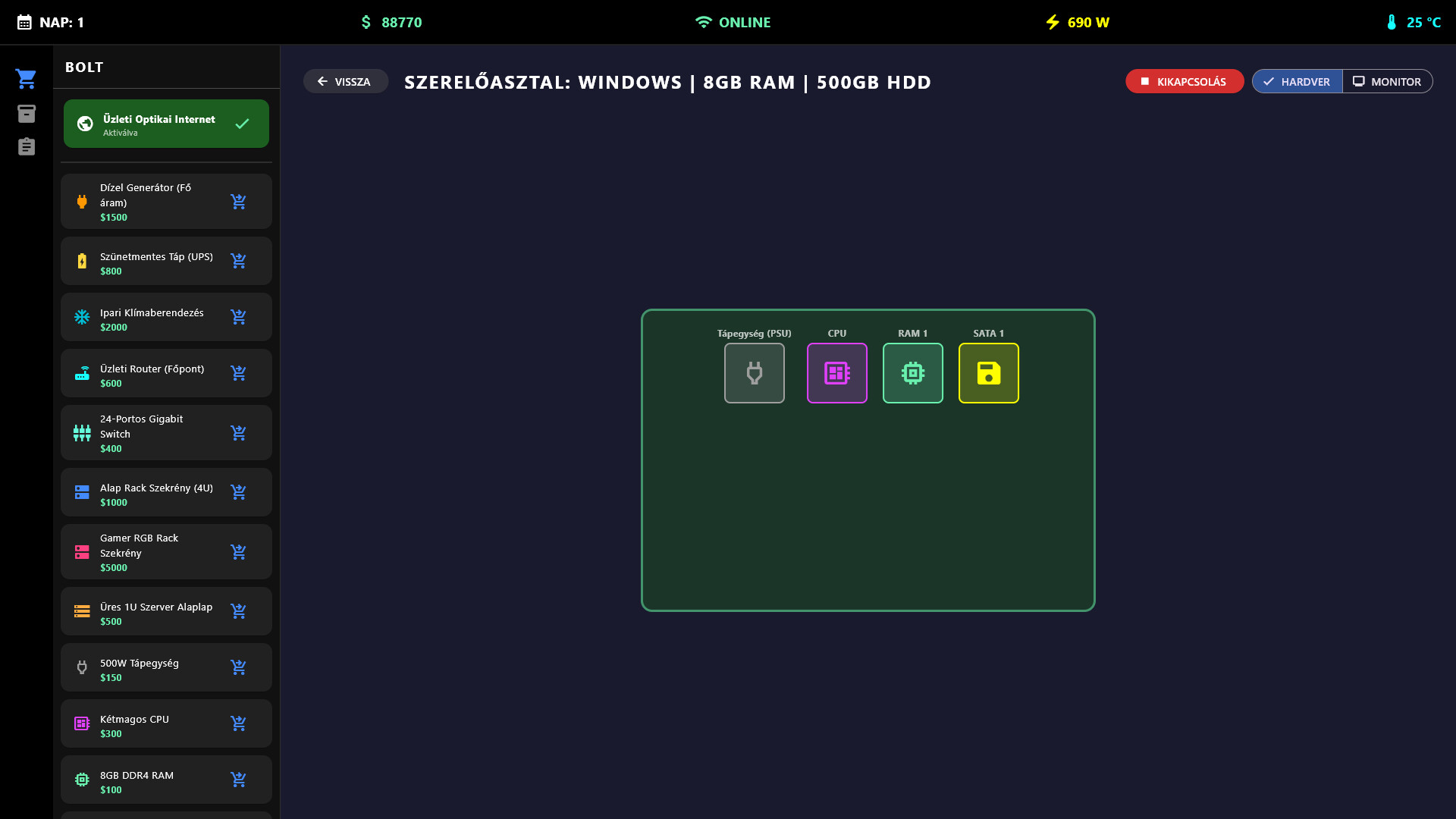 Hosting Simulator screenshot 3