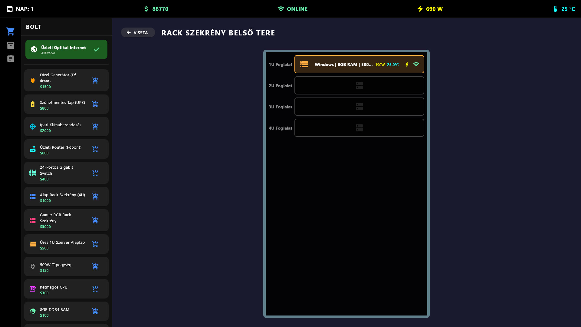 Hosting Simulator screenshot 6