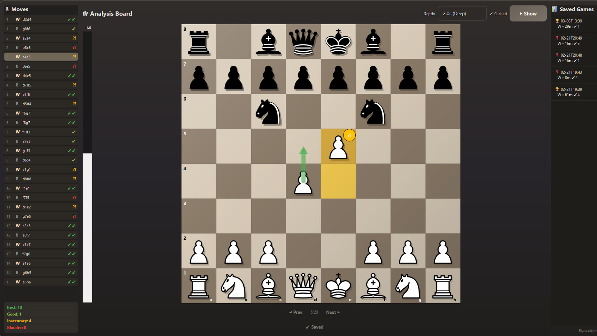 Chess AI screenshot 3
