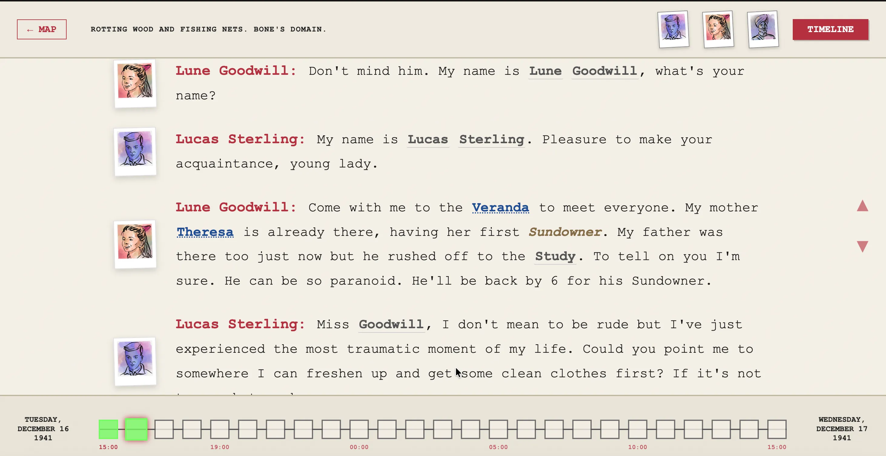 主要就是这样看文字推理人在哪干什么