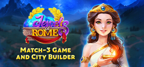 Jewels of Rome: Match-3 Game and City Builder — Steam header