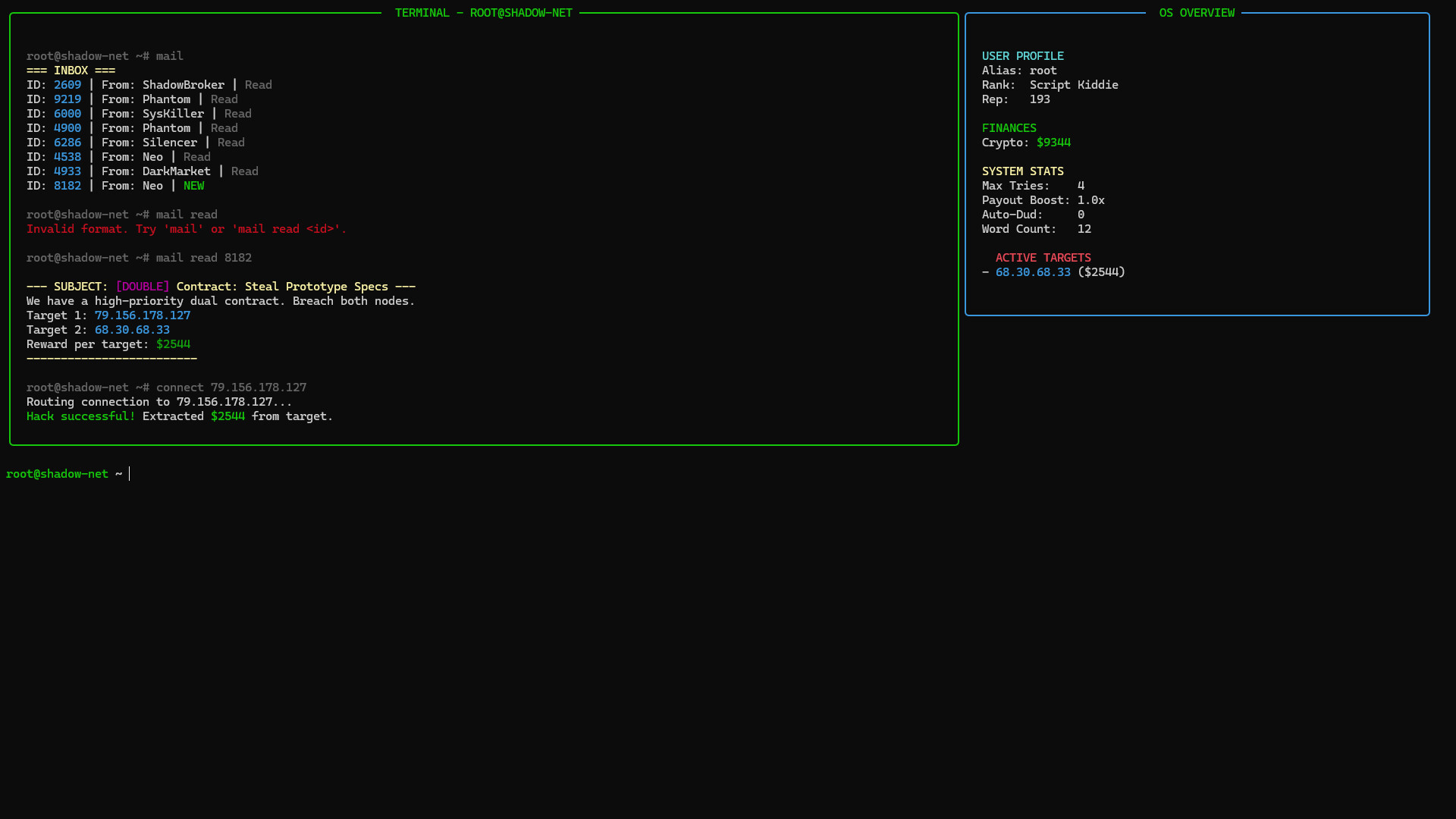 Terminal Hacker: Override screenshot 8