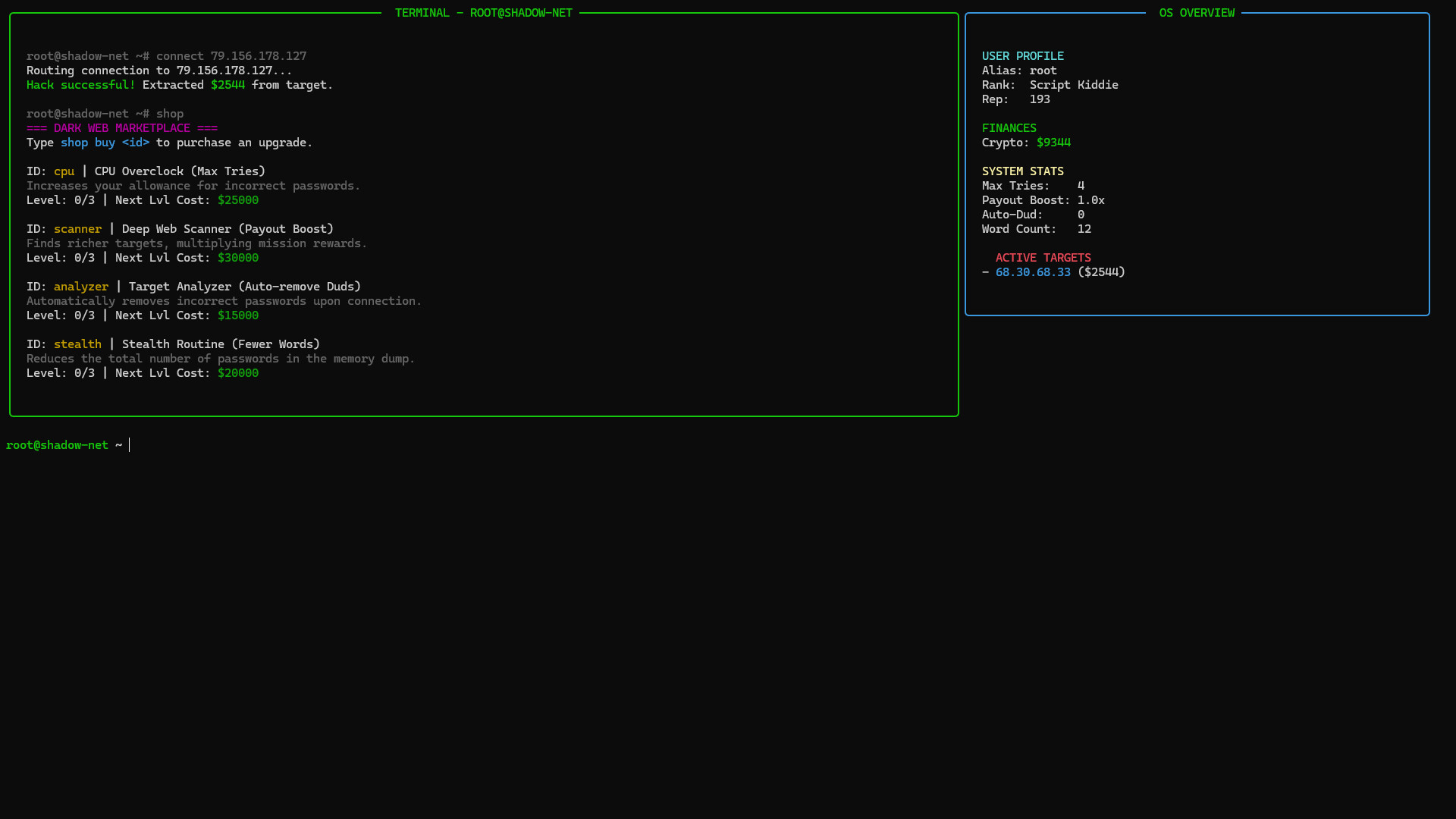 Terminal Hacker: Override screenshot 9