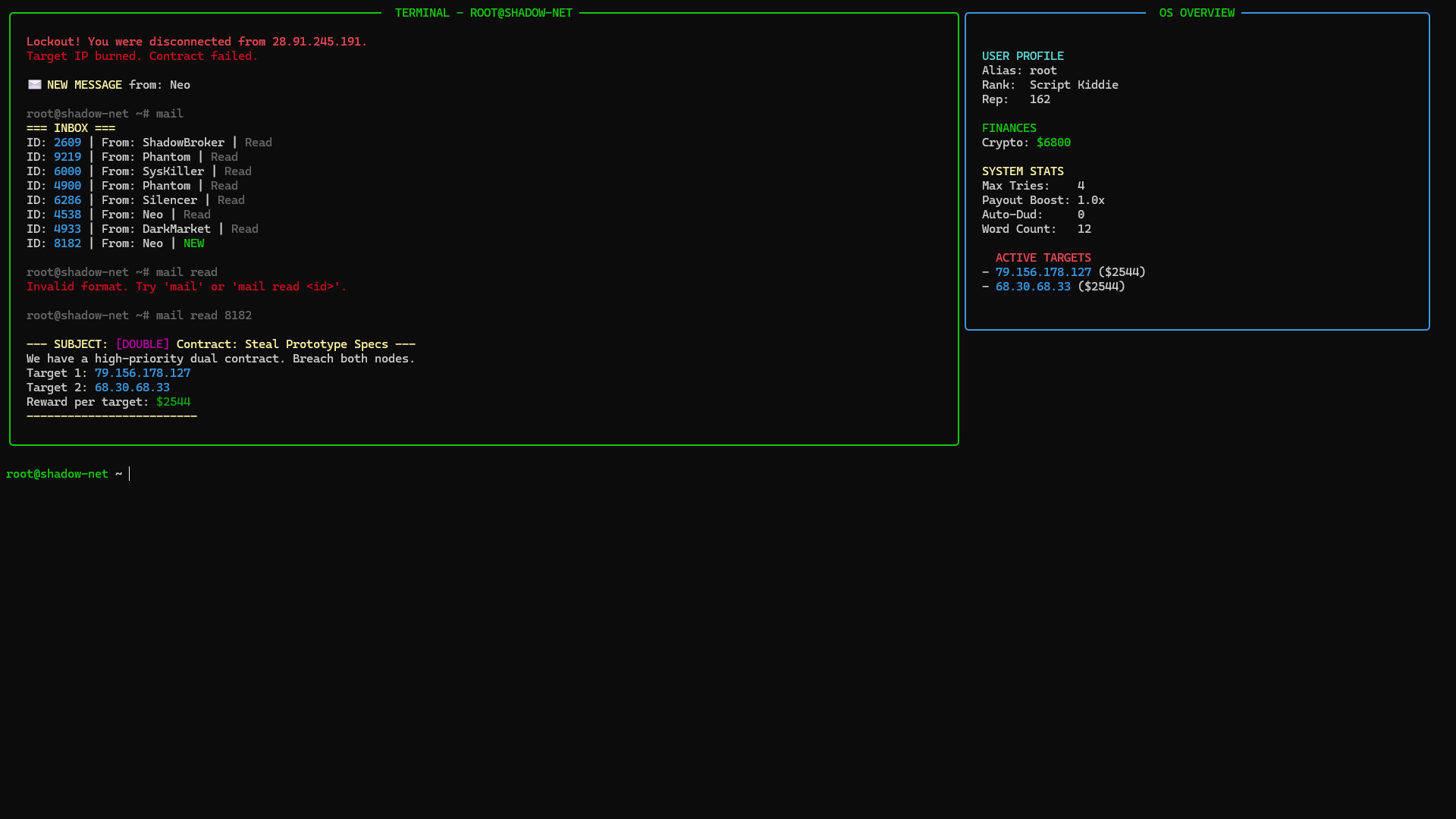 Terminal Hacker: Override screenshot 6