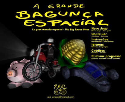A grande bagunça espacial - The big space mess screenshot