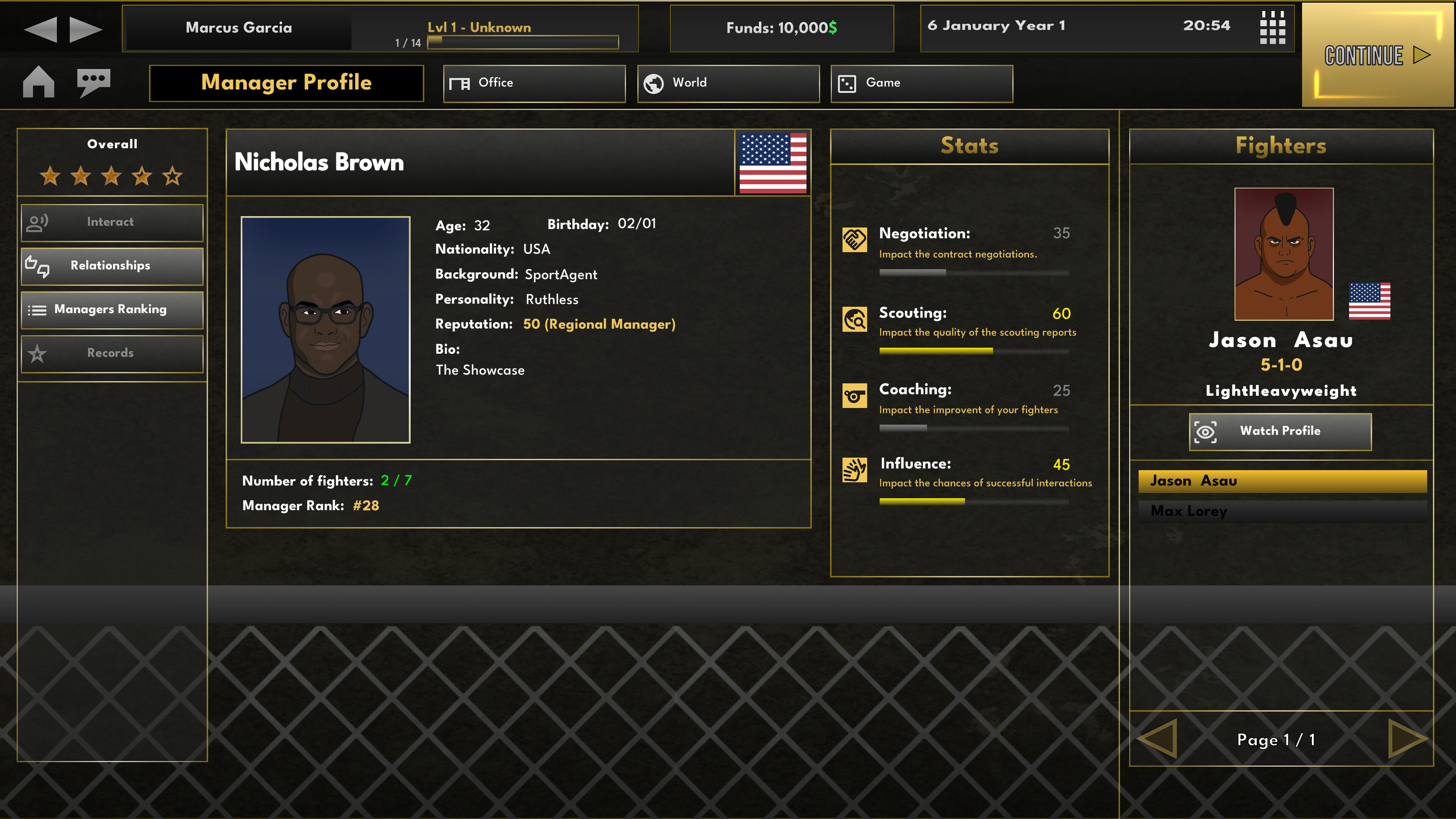 Elite MMA Manager screenshot 6