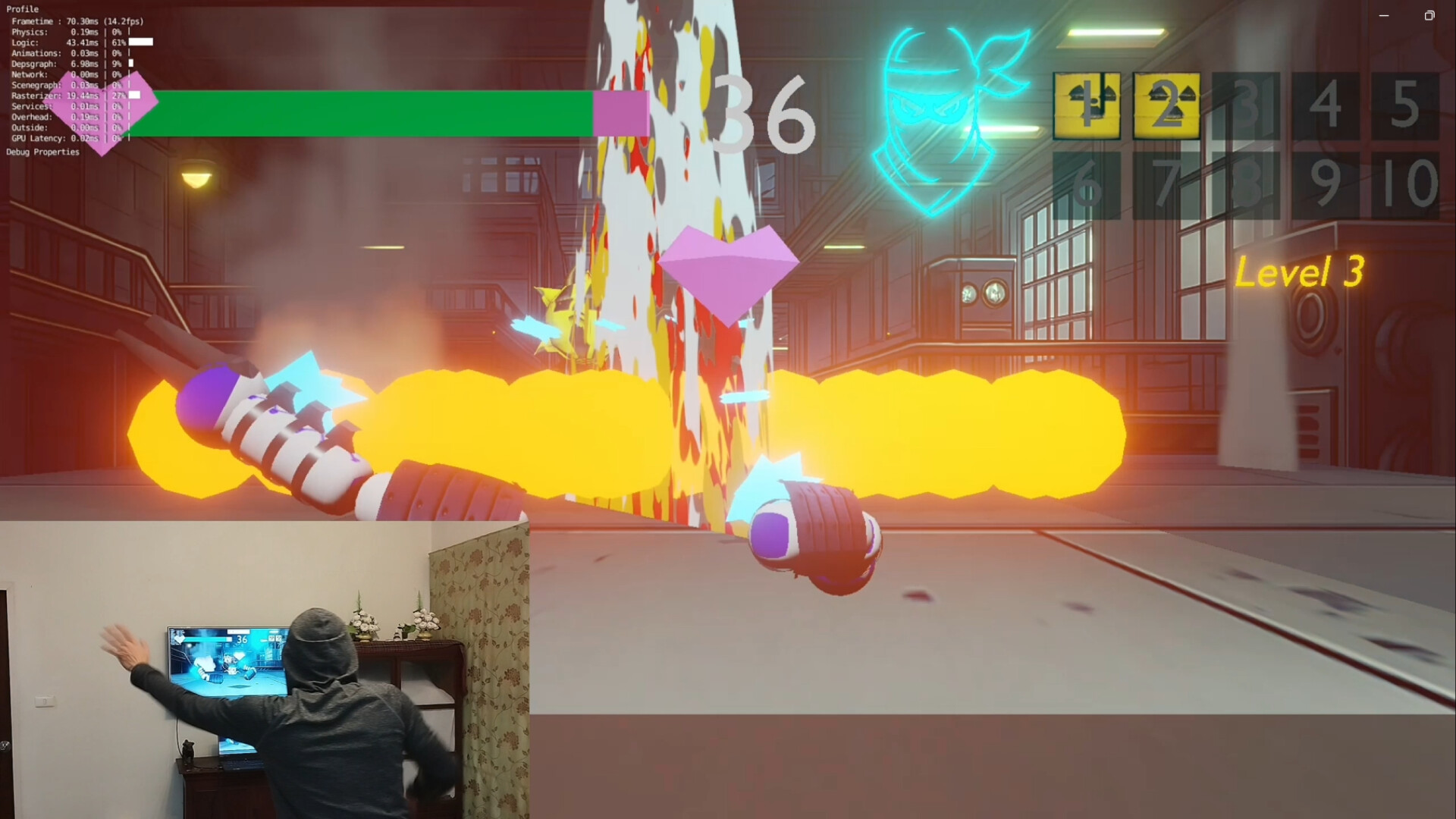Ninja Vs Bomb screenshot 3