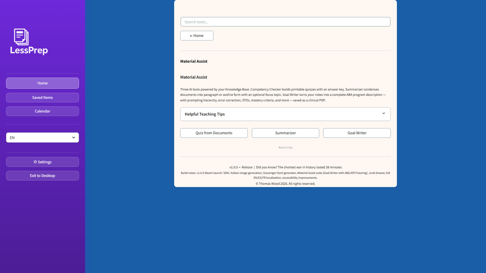 LessPrep screenshot 7