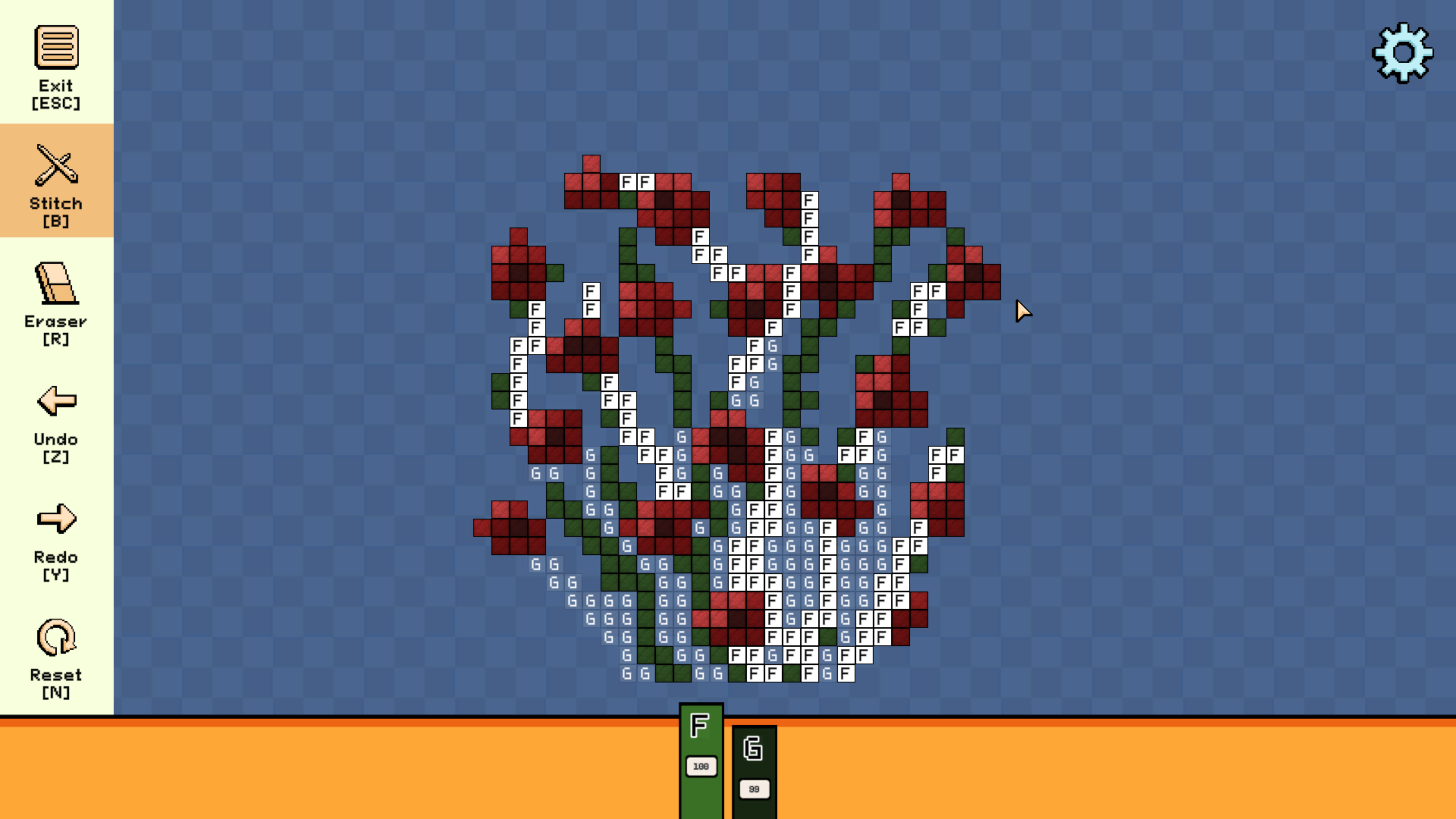 Pixel Cross Stitch - Flower Miniatures Pack screenshot 3
