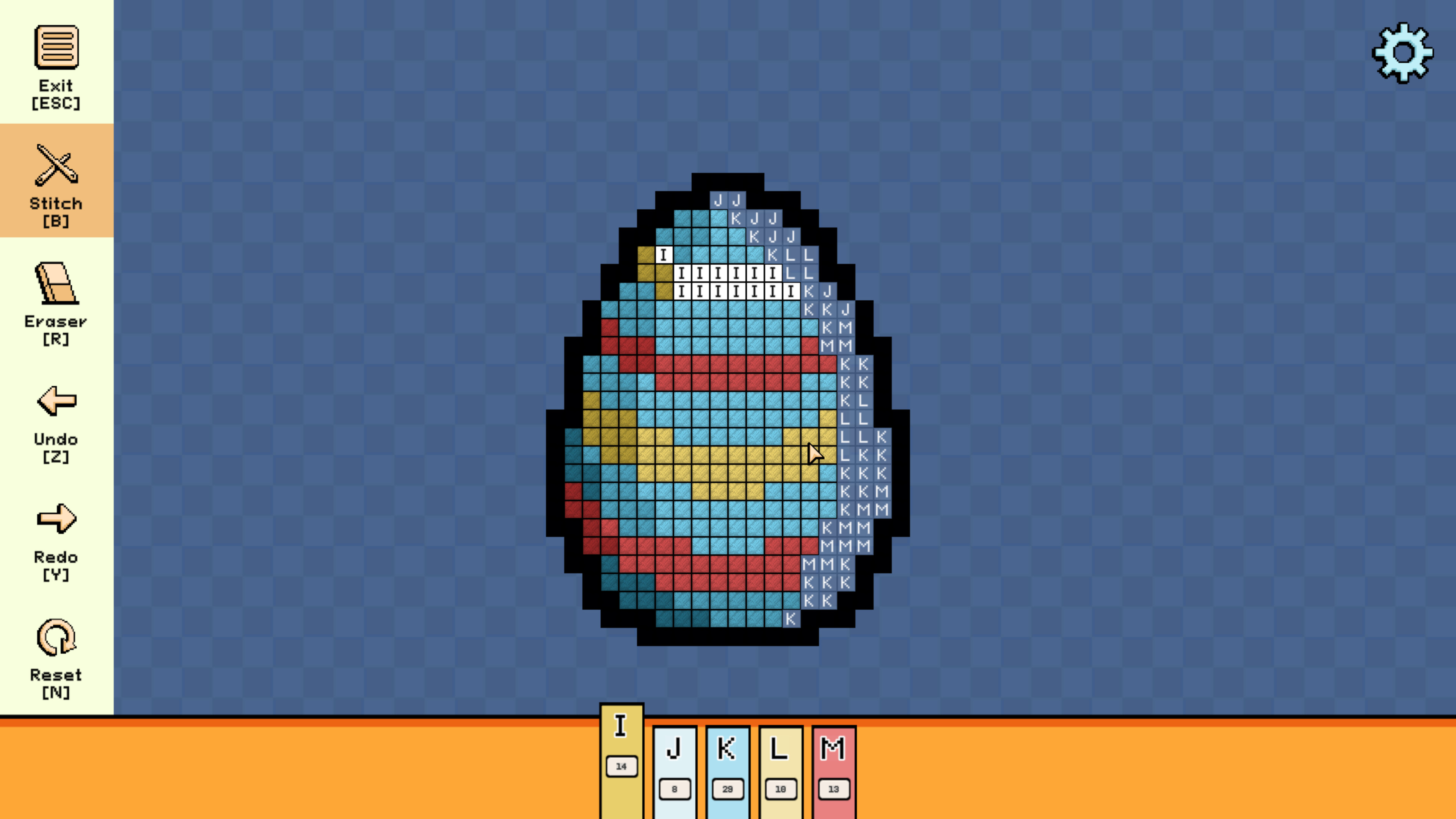Pixel Cross Stitch - Easter Miniatures Pack screenshot 2