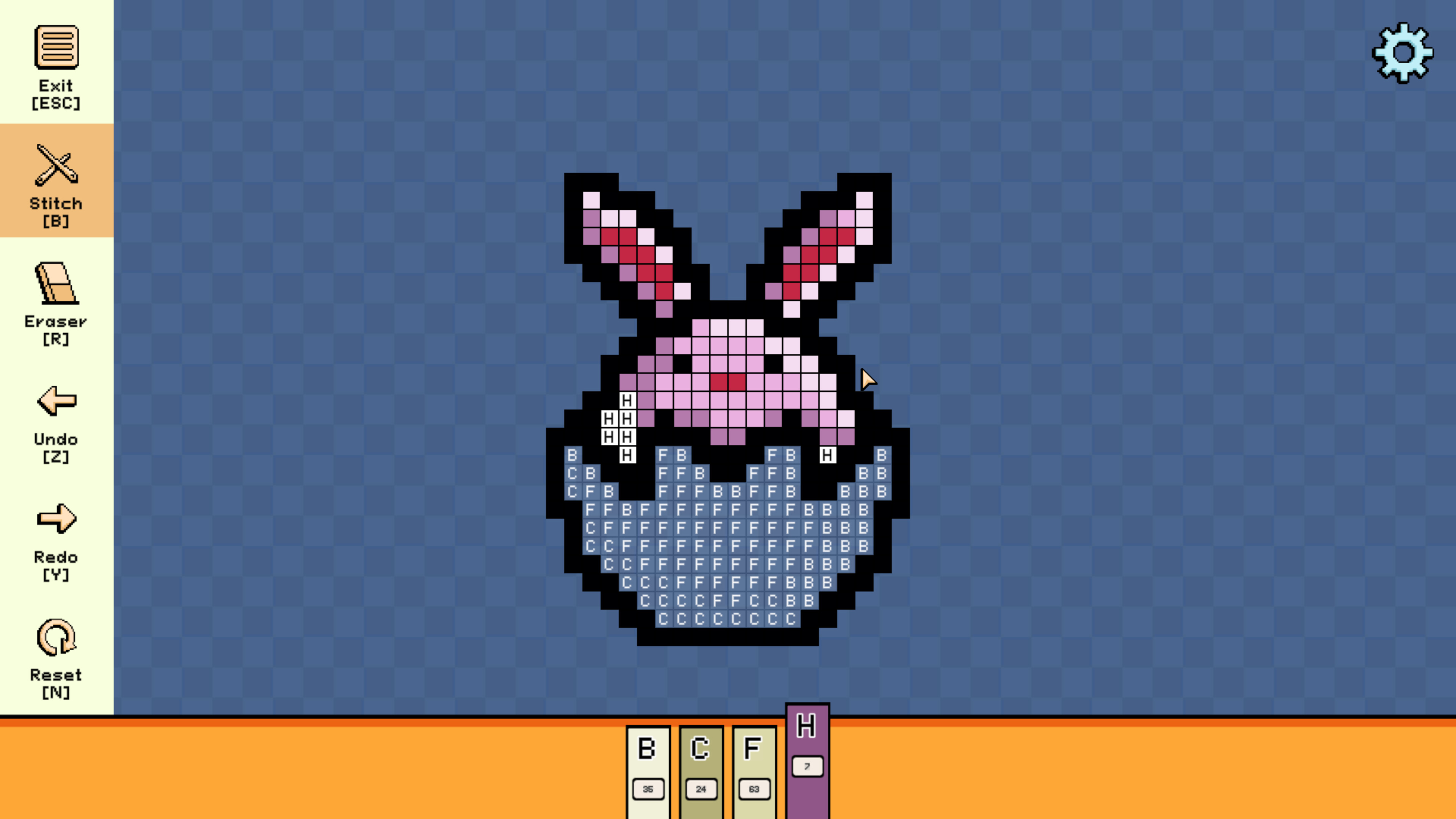 Pixel Cross Stitch - Easter Miniatures Pack screenshot 4
