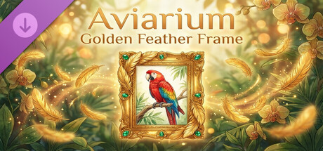 Aviarium - Golden Feather Frame