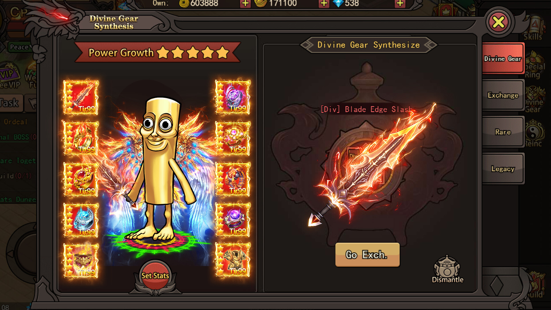 Crazy Oddballs: Idle RPG screenshot 1