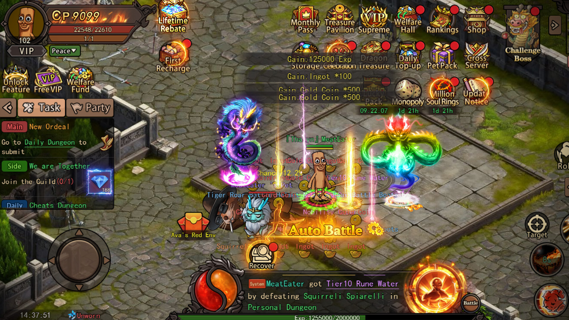Crazy Oddballs: Idle RPG screenshot 2