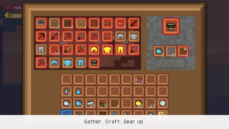 Gather. Craft. Gear up.