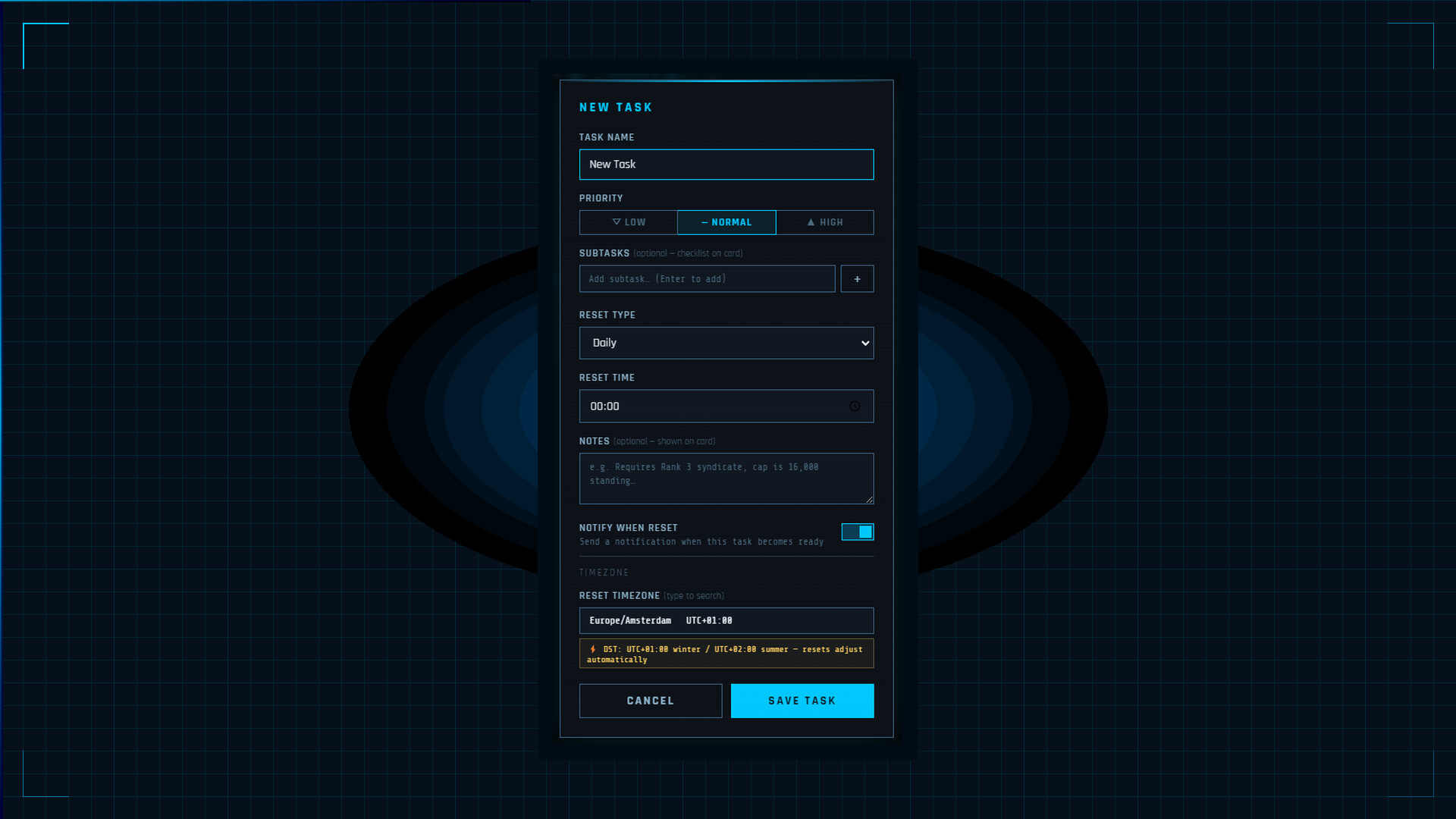 GameTasker screenshot 2