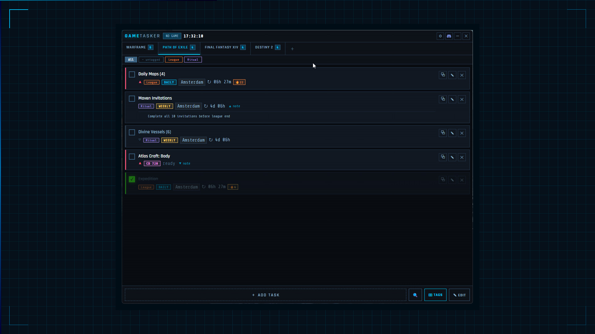 GameTasker screenshot 3