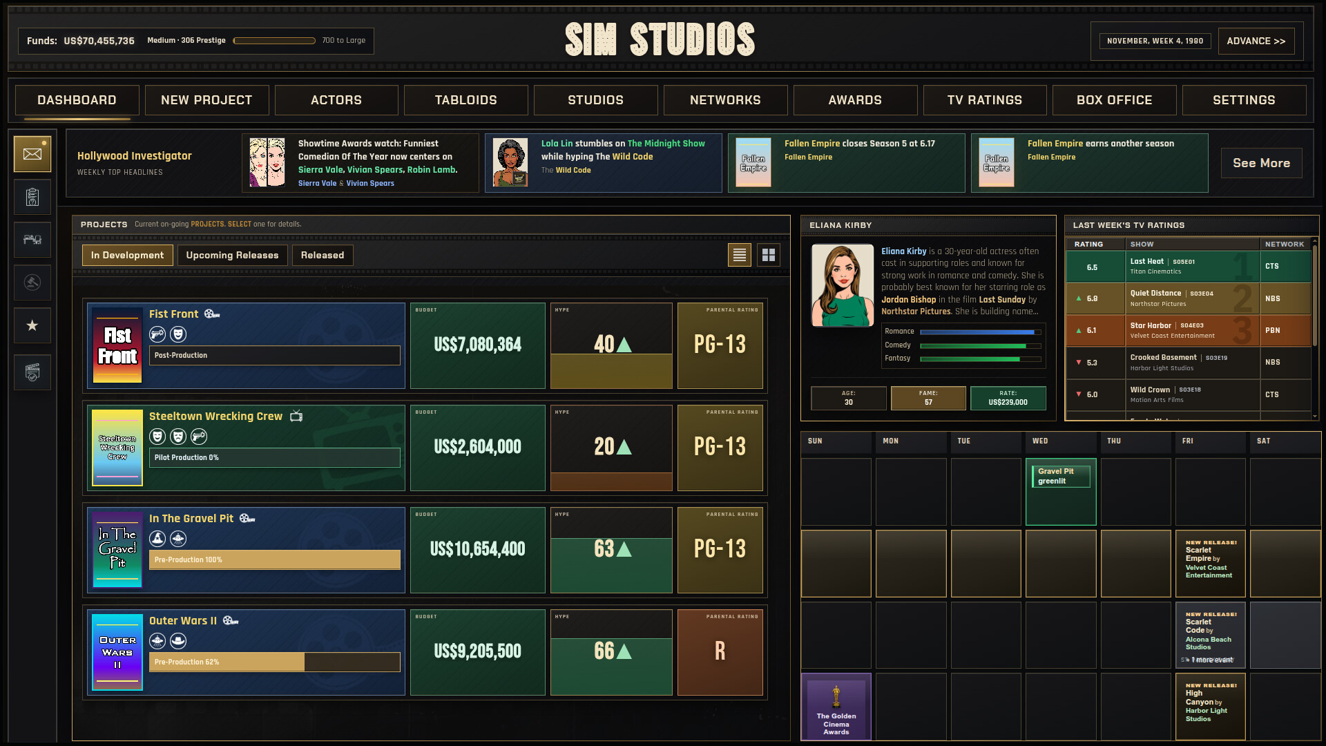 Studio Sim screenshot 1
