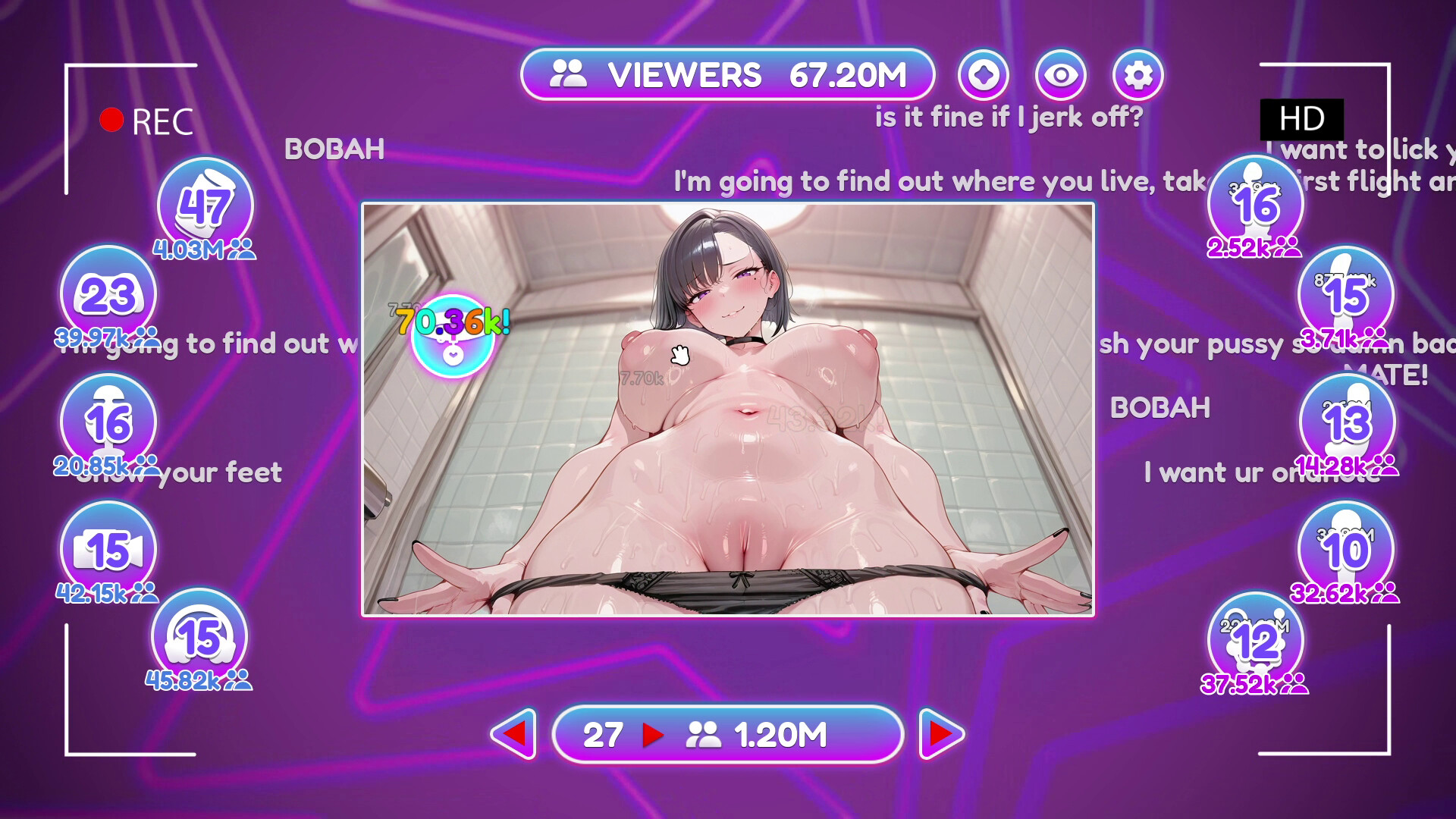 Clicker Complex: Vira’s Private Stream screenshot 10