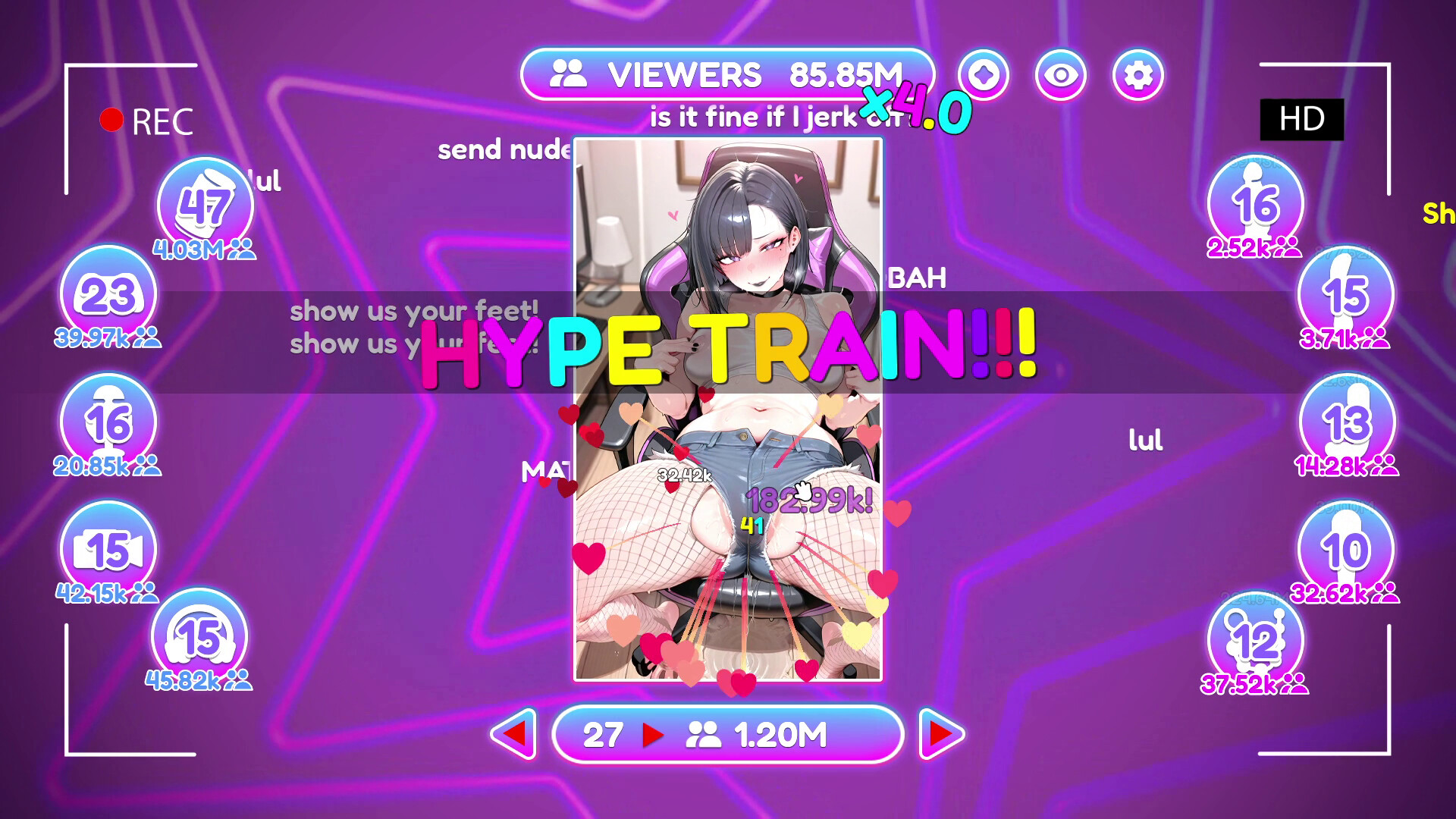 Clicker Complex: Vira’s Private Stream screenshot 8