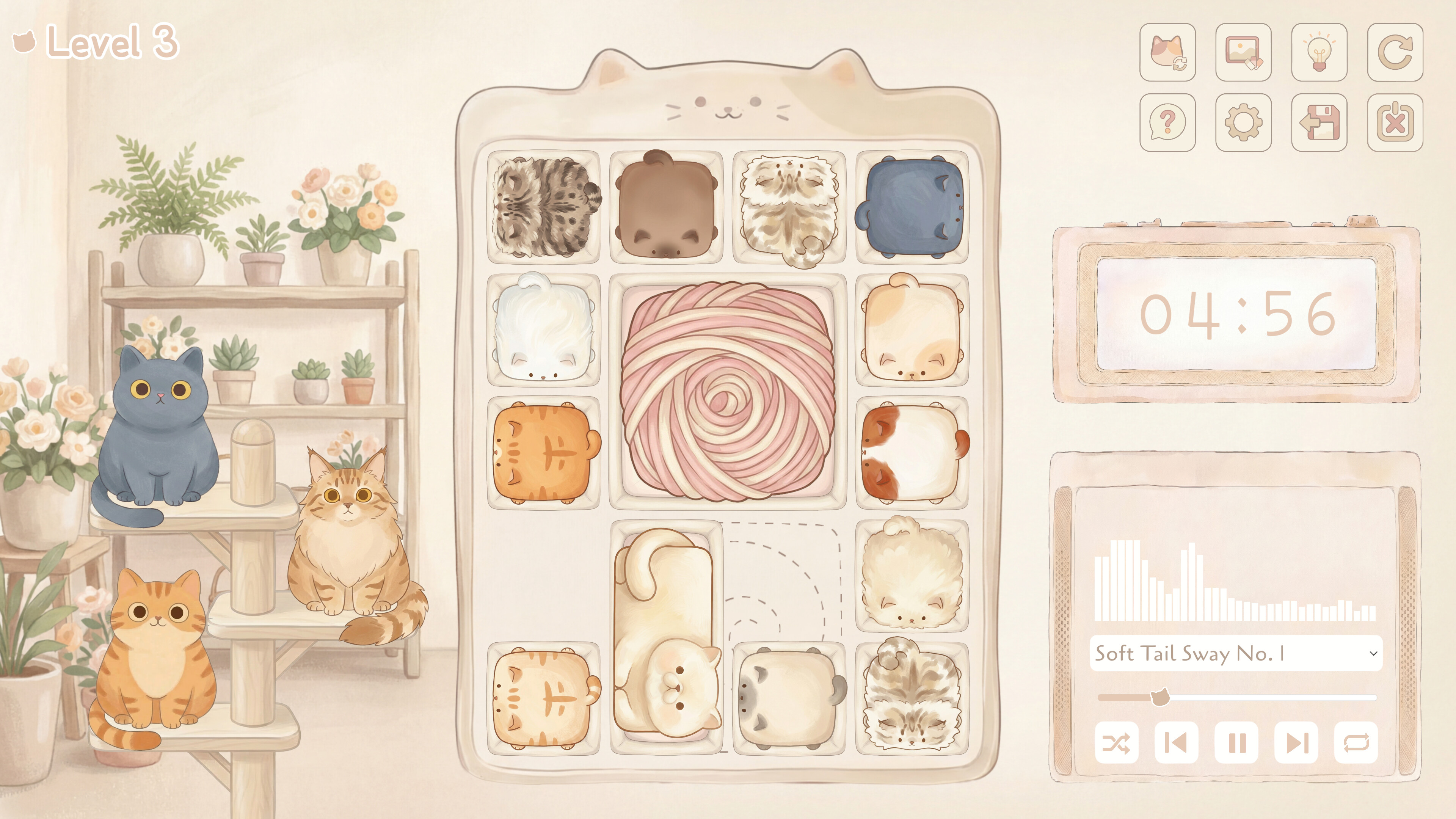 Cat Block - Sliding Puzzle screenshot 5