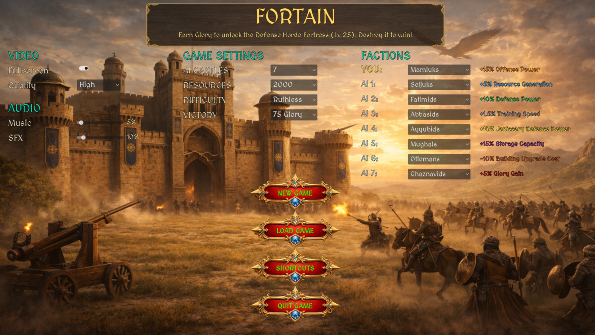 Fortain screenshot 1