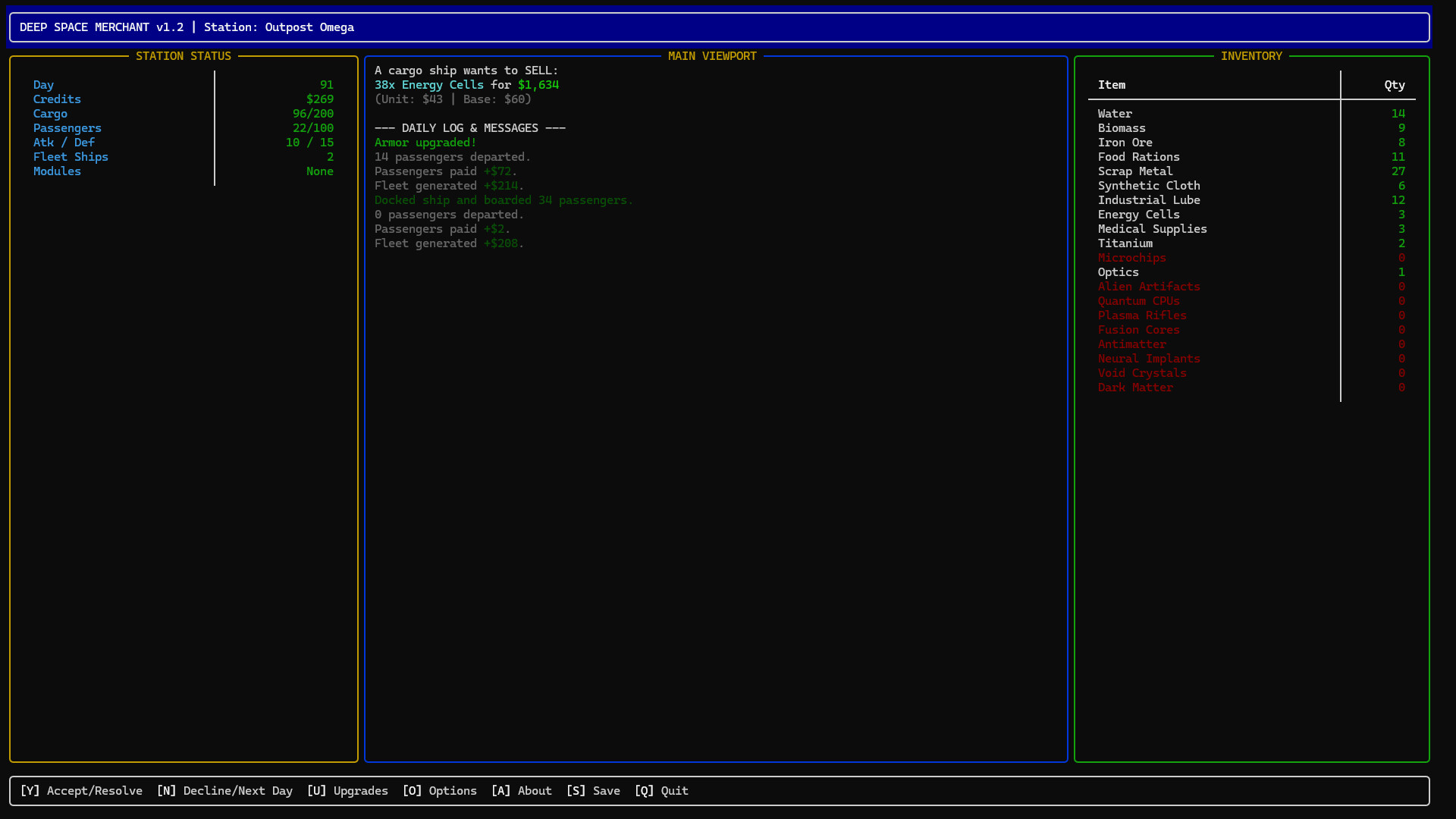 Deep Space Merchant screenshot 1