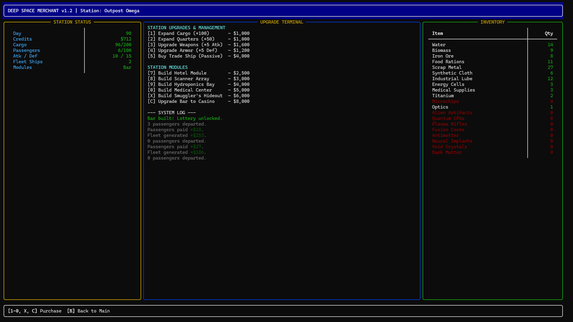 Deep Space Merchant screenshot 2
